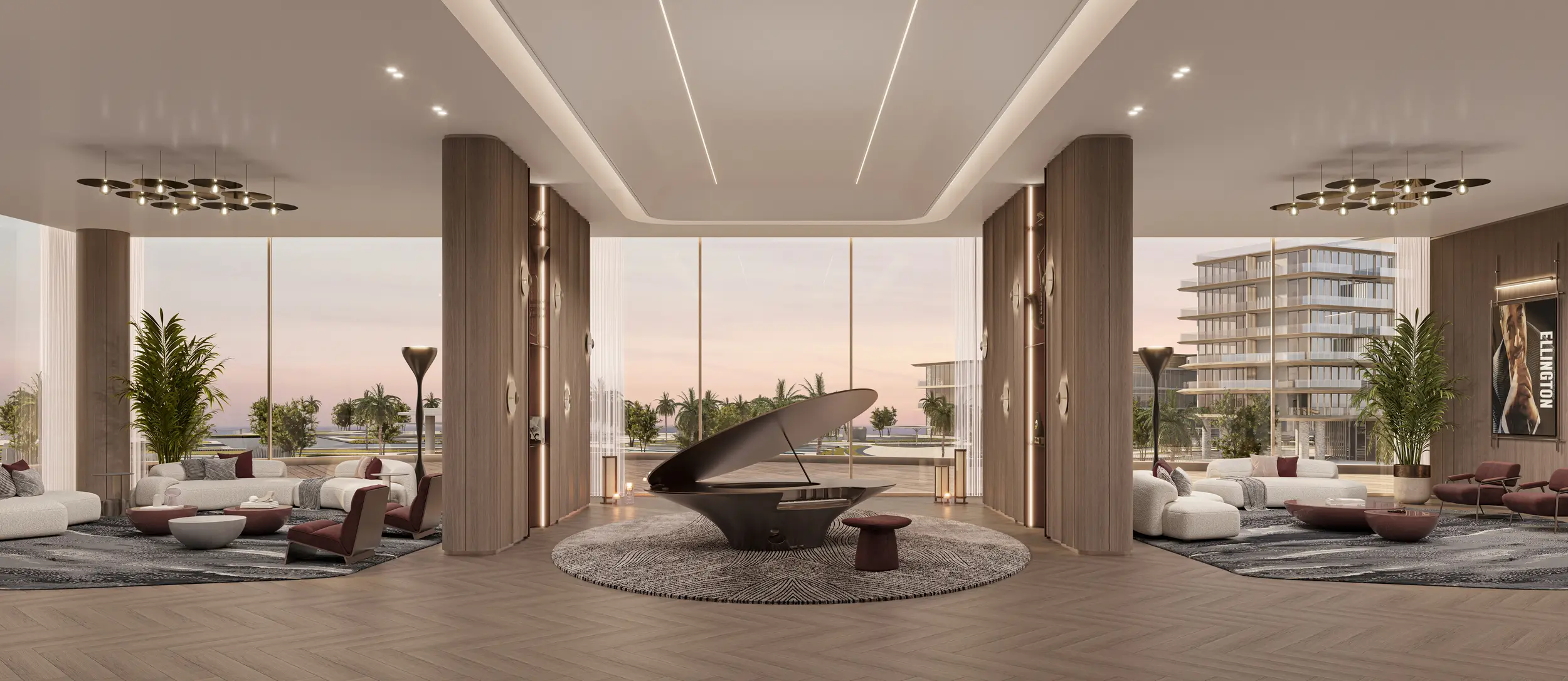 Meriva Signature - Lobby Interior | Ellington Properties