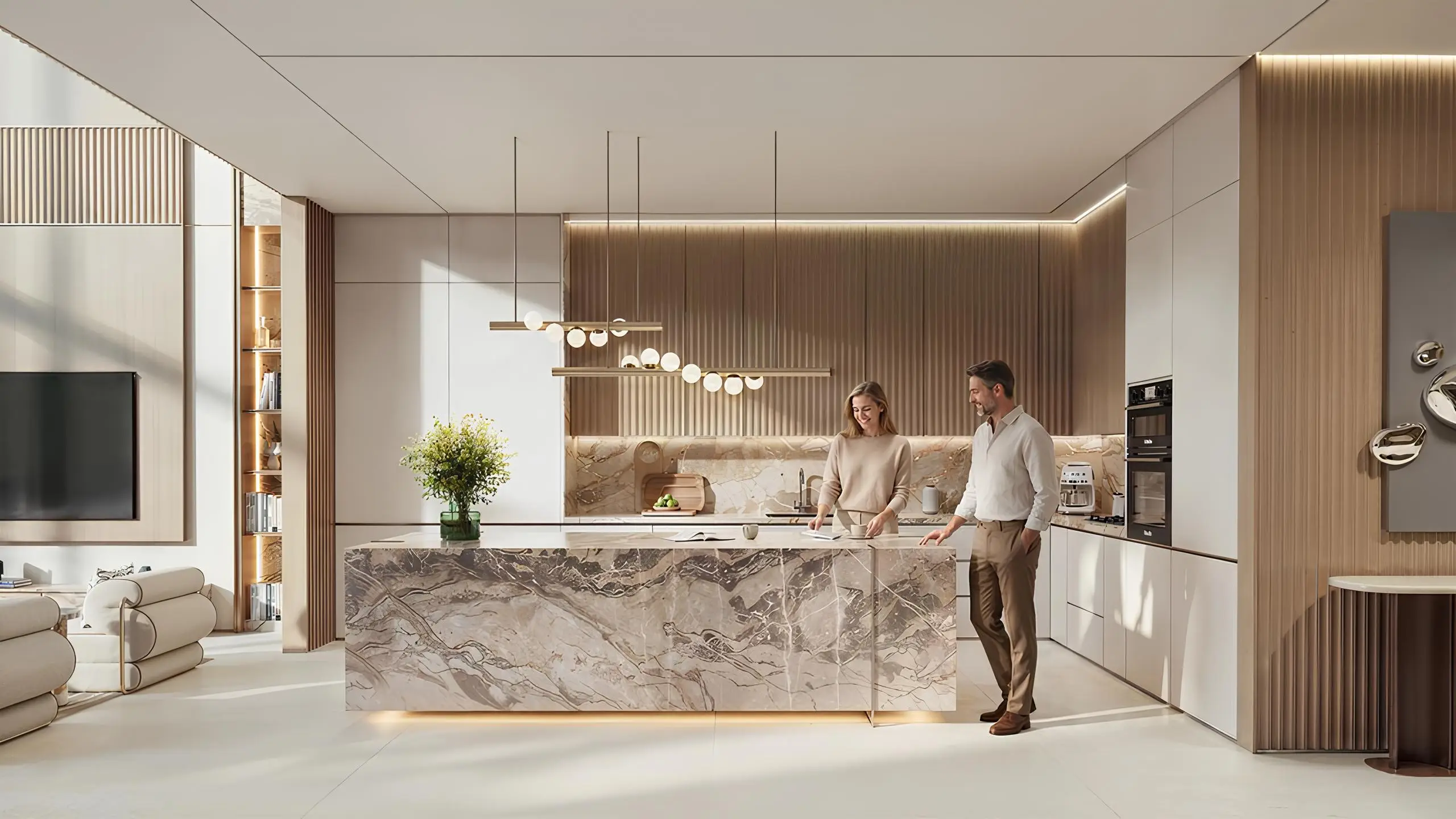 Tilal by Binghatti - Kitchen Interior | Binghatti Developers