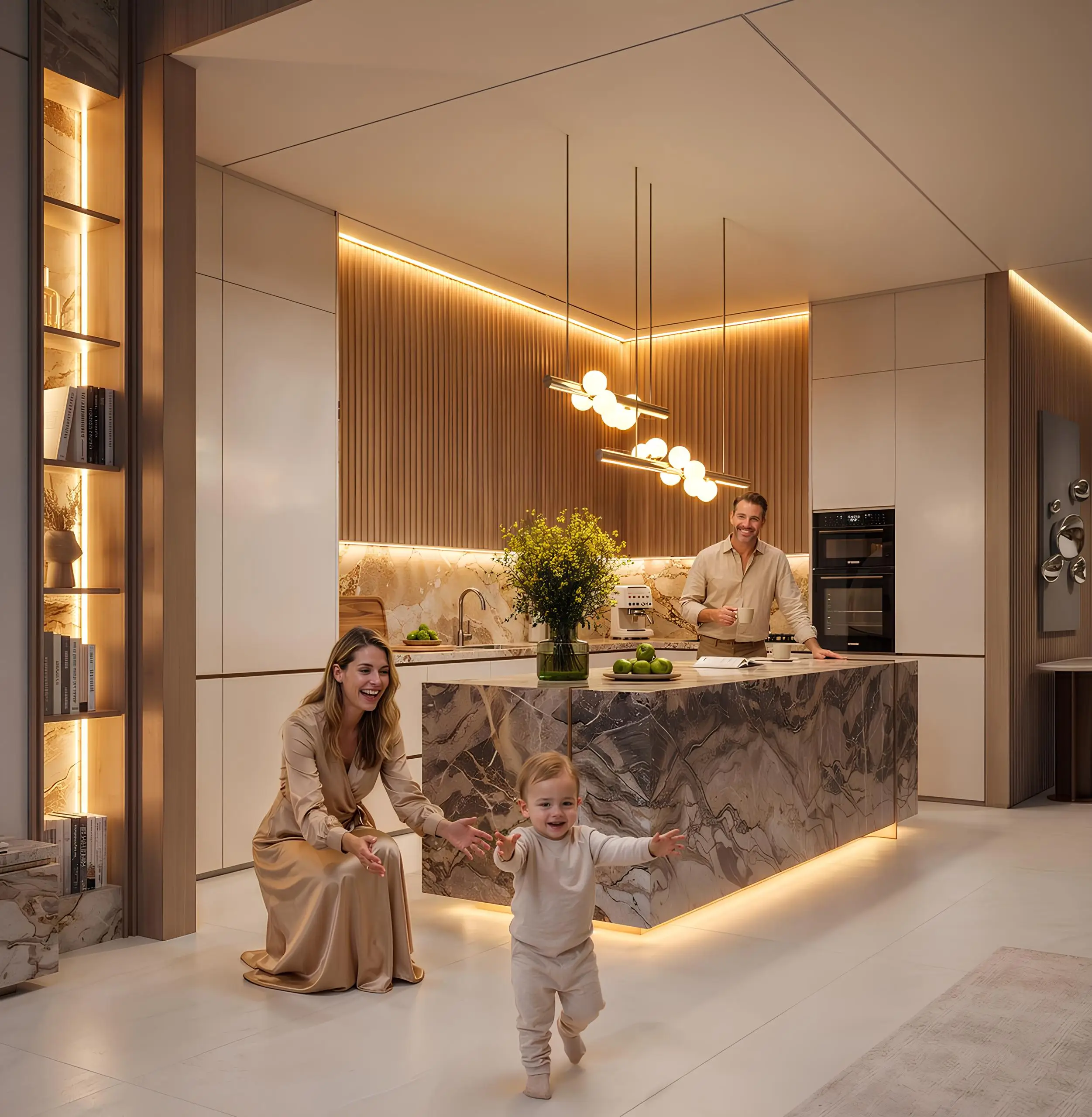 Tilal by Binghatti - Kitchen Interior | Binghatti Developers
