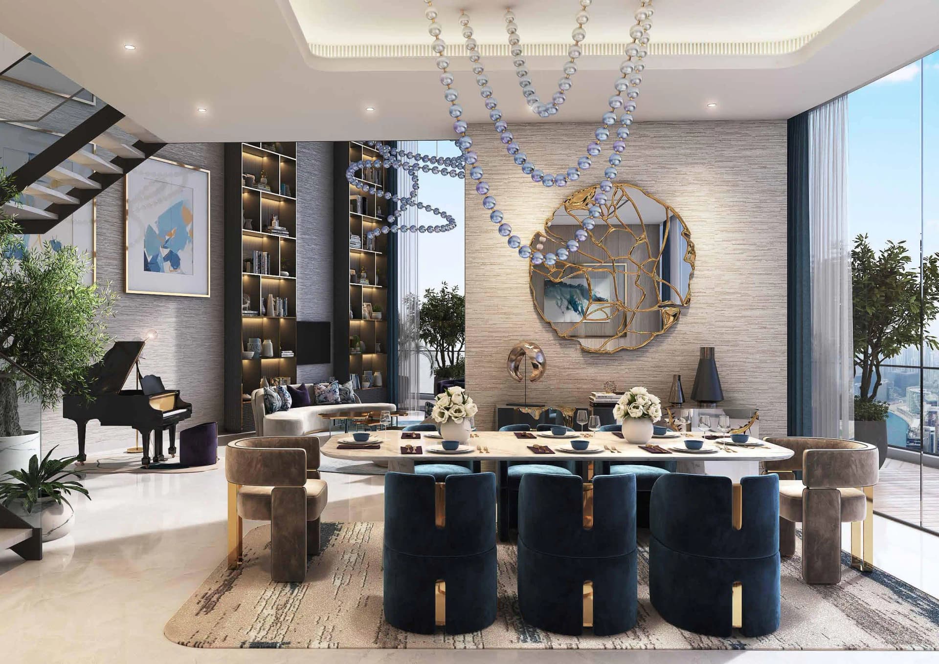 Canal Heights - Kitchen Interior | DAMAC Properties