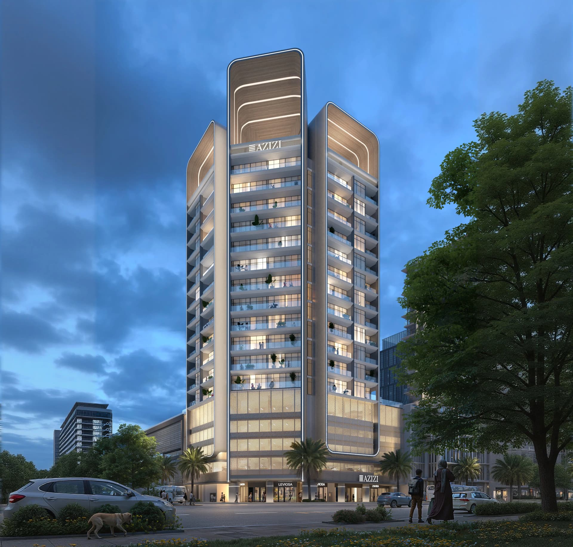 Creek Views 4 - Exterior Facade | Azizi Developments