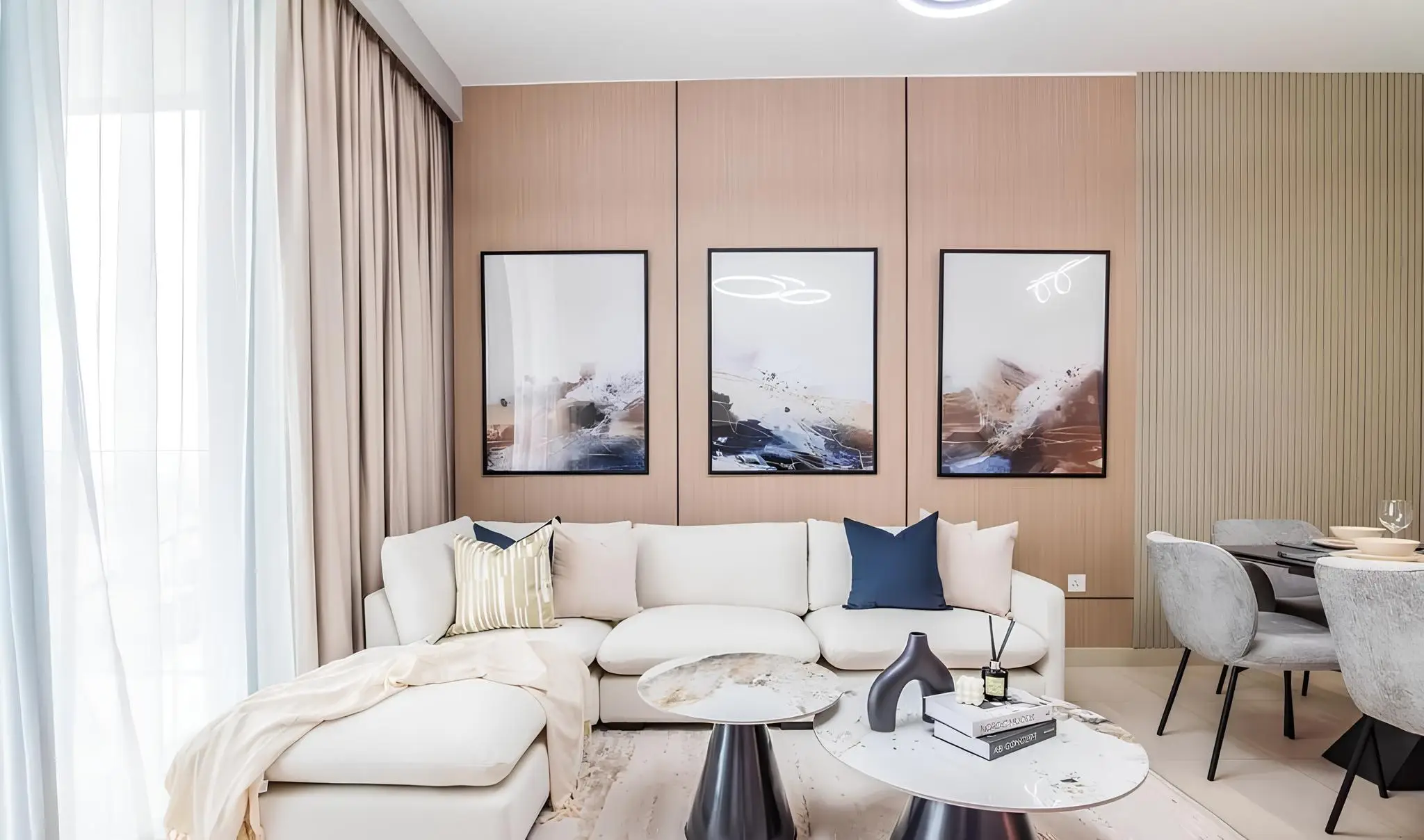 Downtown Views - Living Room Interior | Emaar Properties