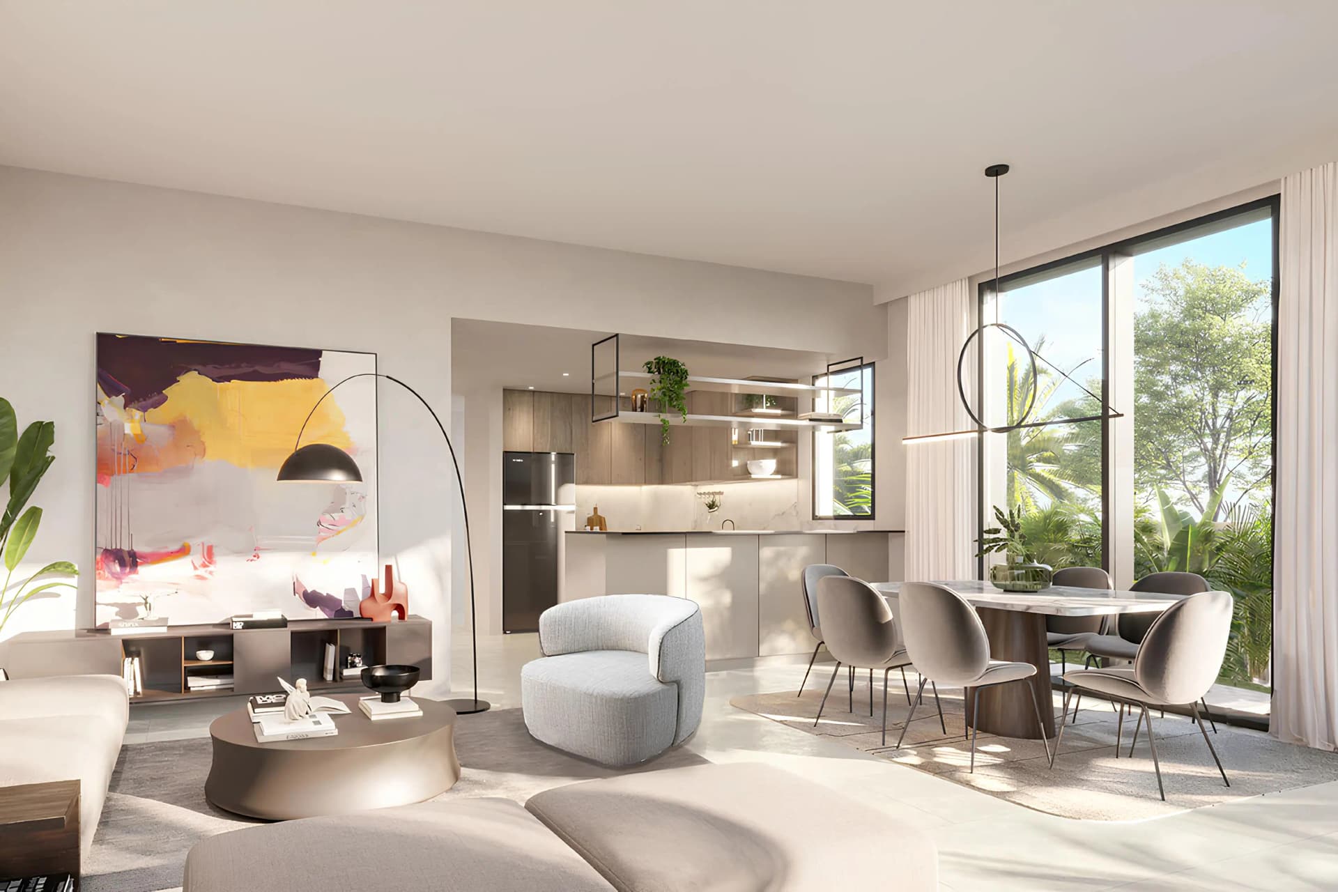Aura Gardens - Living Room Interior | Majid Al Futtaim