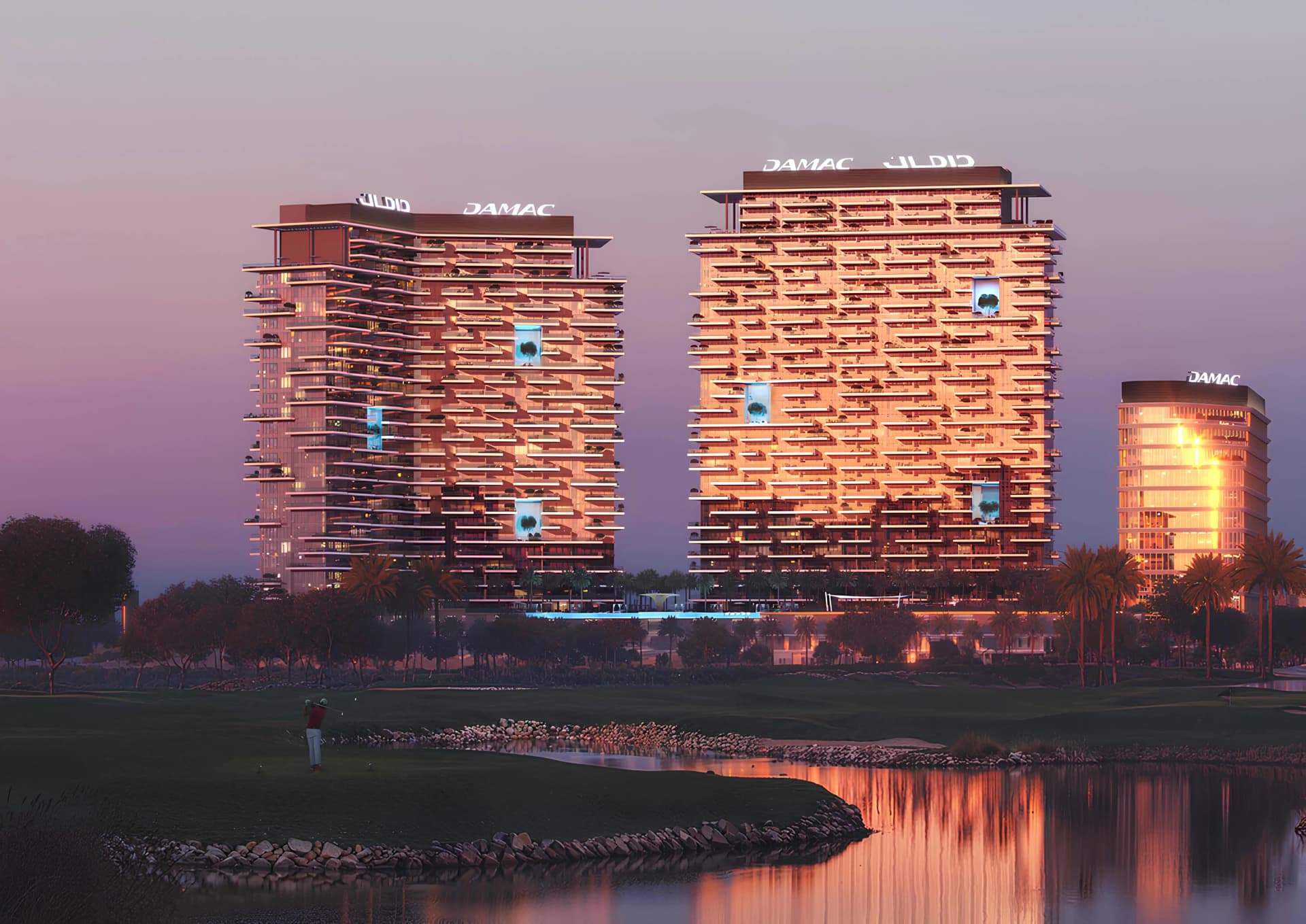 Damac District Tower B - Exterior Facade | DAMAC Properties