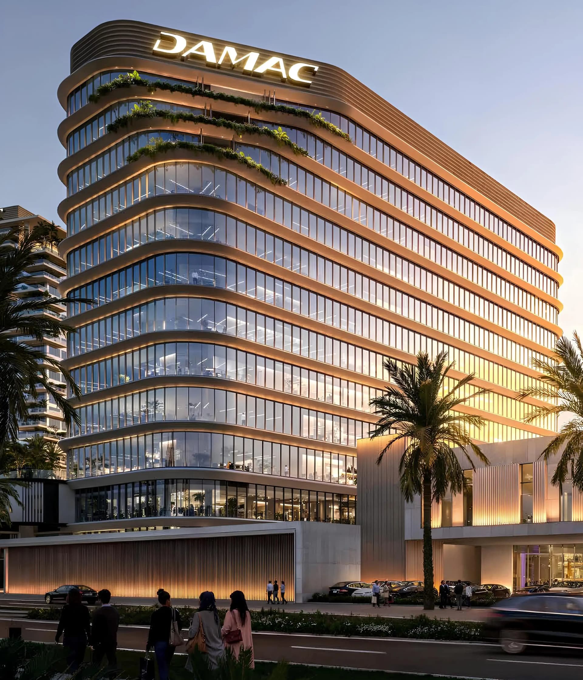 Damac District Office Building - Exterior Facade | DAMAC Properties