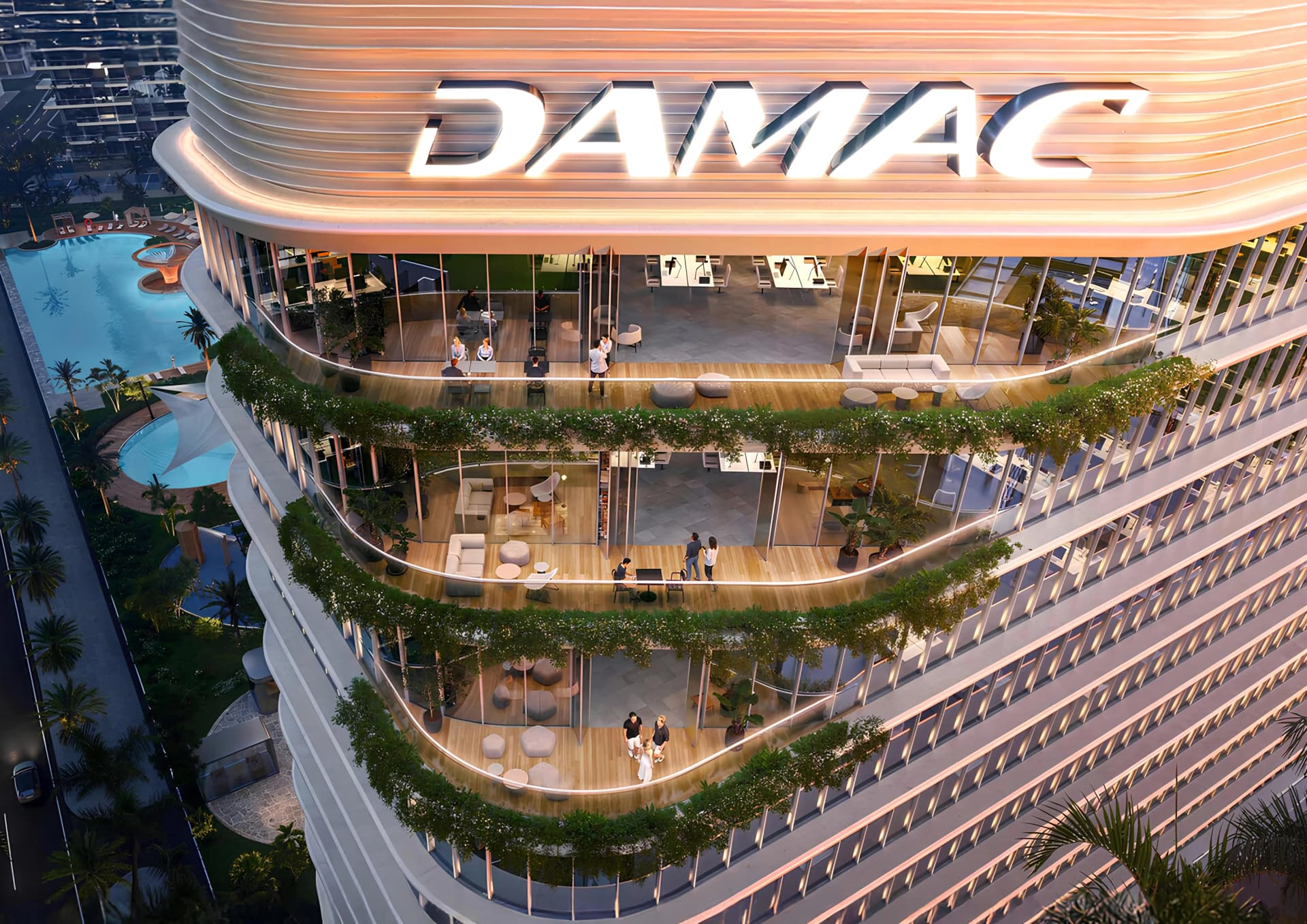Damac District Office Building - Exterior Facade | DAMAC Properties