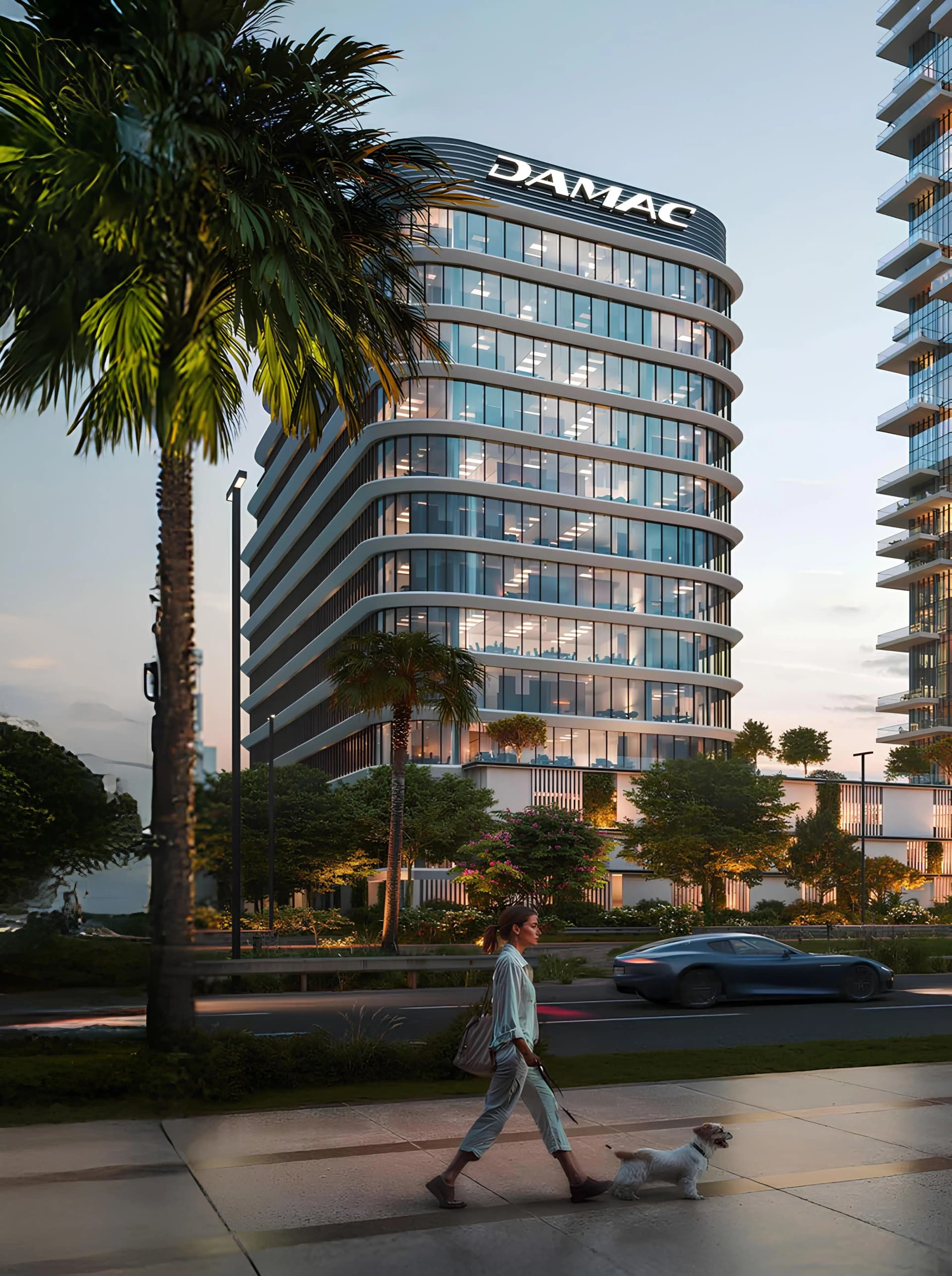 Damac District Office Building - Exterior Facade | DAMAC Properties