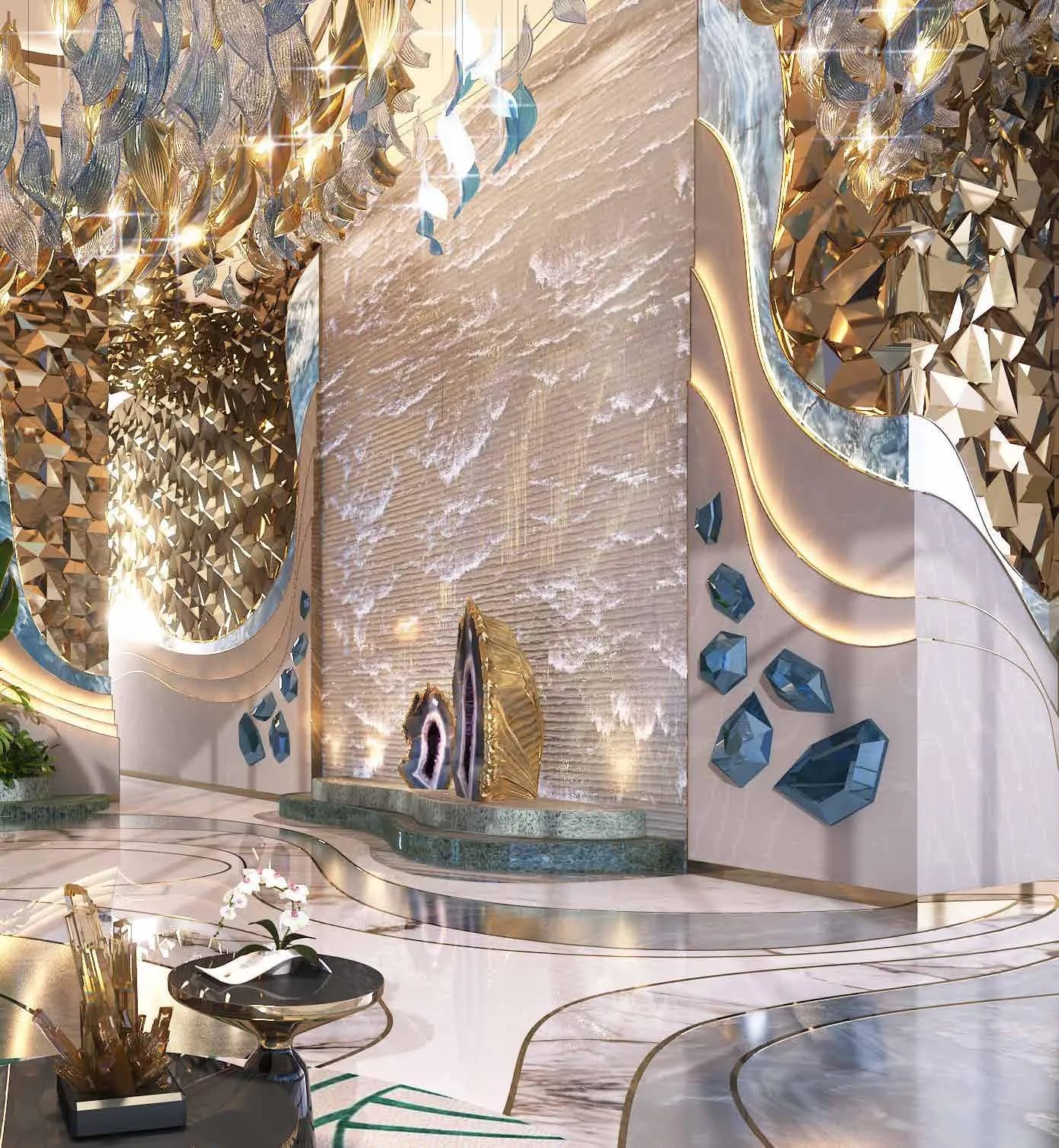 Chic Tower - Lobby Interior | DAMAC Properties