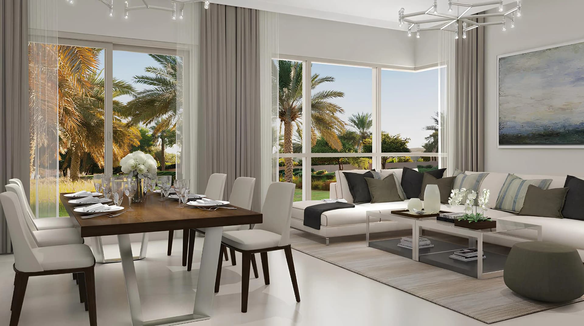 Maple 2 - Living Room Interior | Emaar Properties