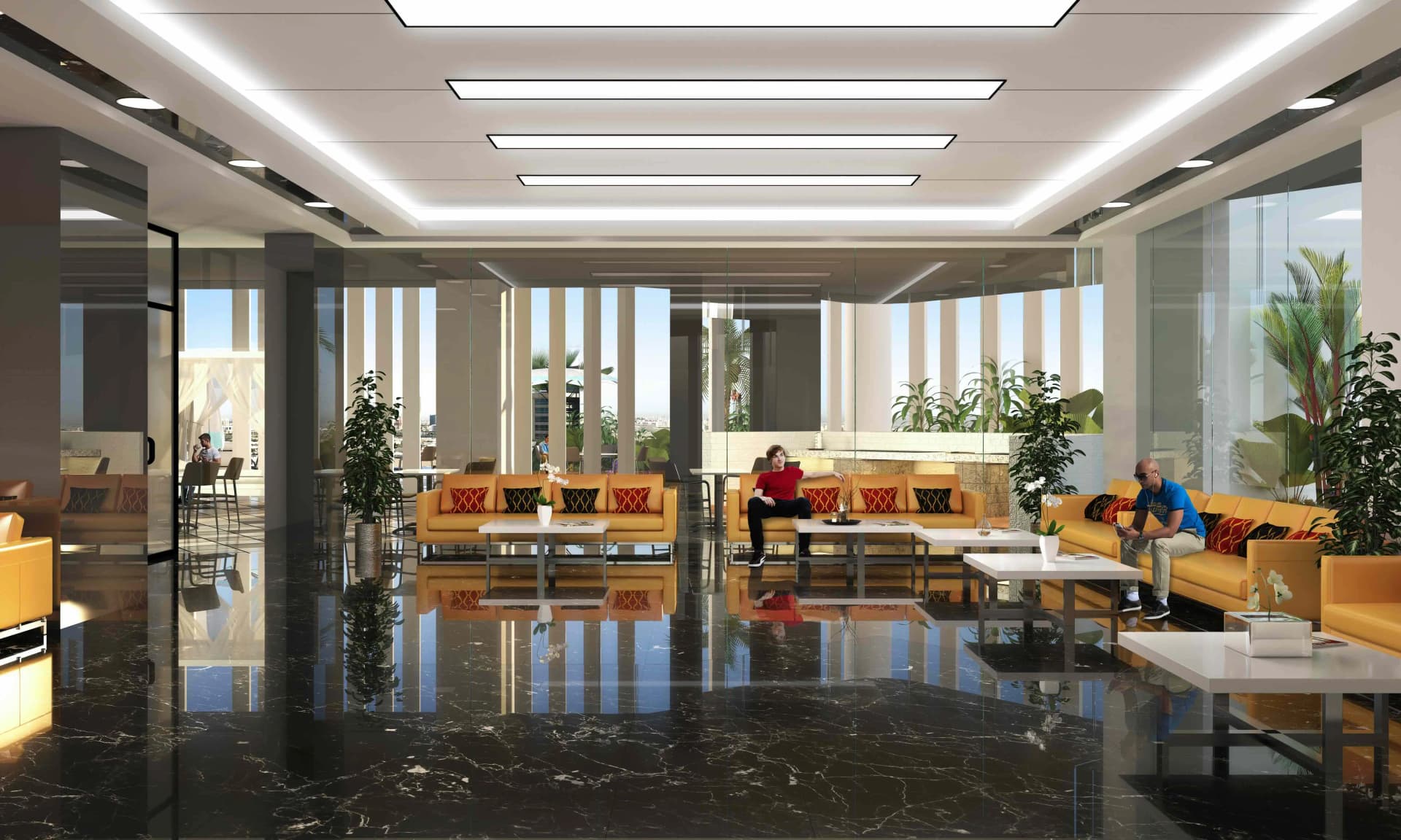 Bayz by Danube - Lobby Interior | Danube Properties