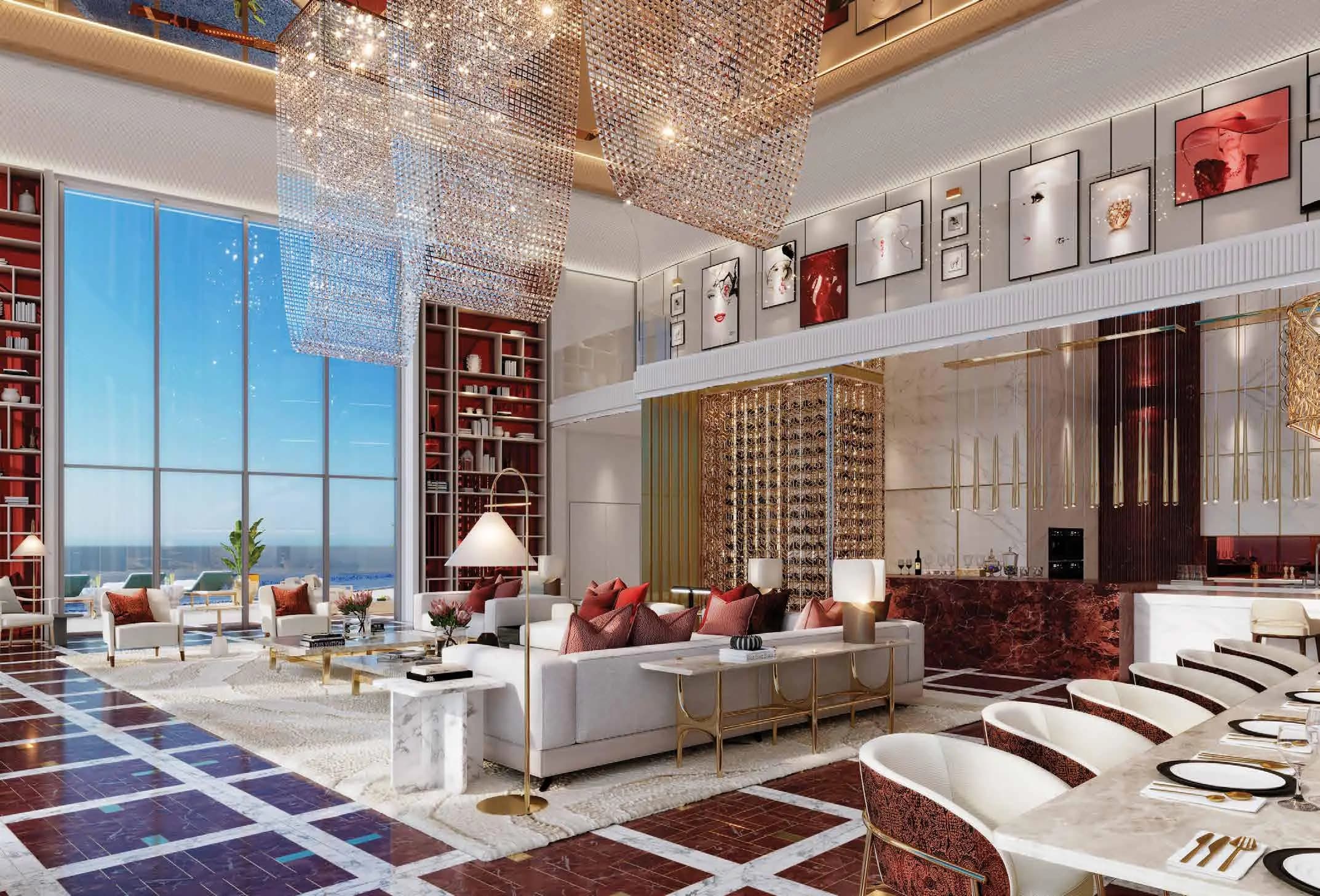 Safa Two - Living Room Interior | DAMAC Properties