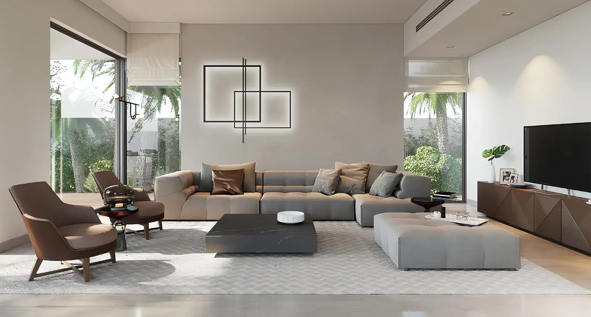 Aura - Living Room Interior | Majid Al Futtaim