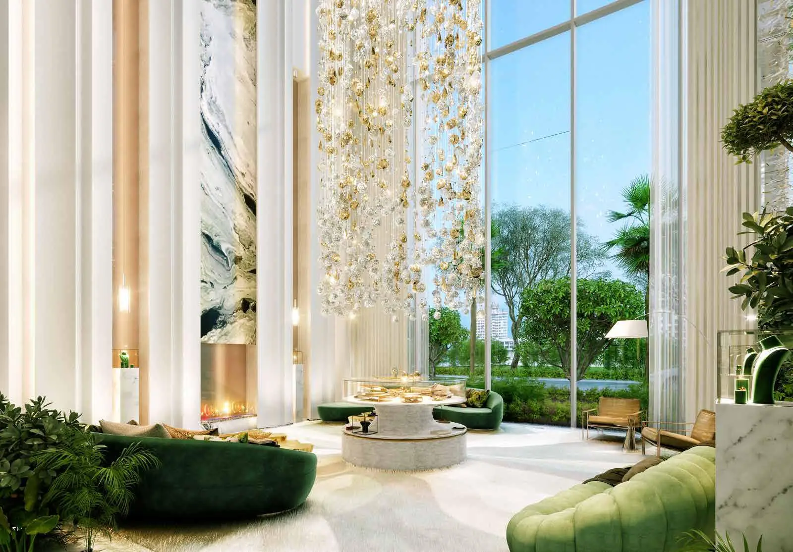 Safa One - Lobby Interior | DAMAC Properties