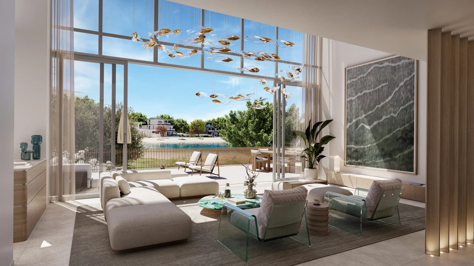Palm Central Private Residences Phase 1 - Living Room Interior | Nakheel Properties