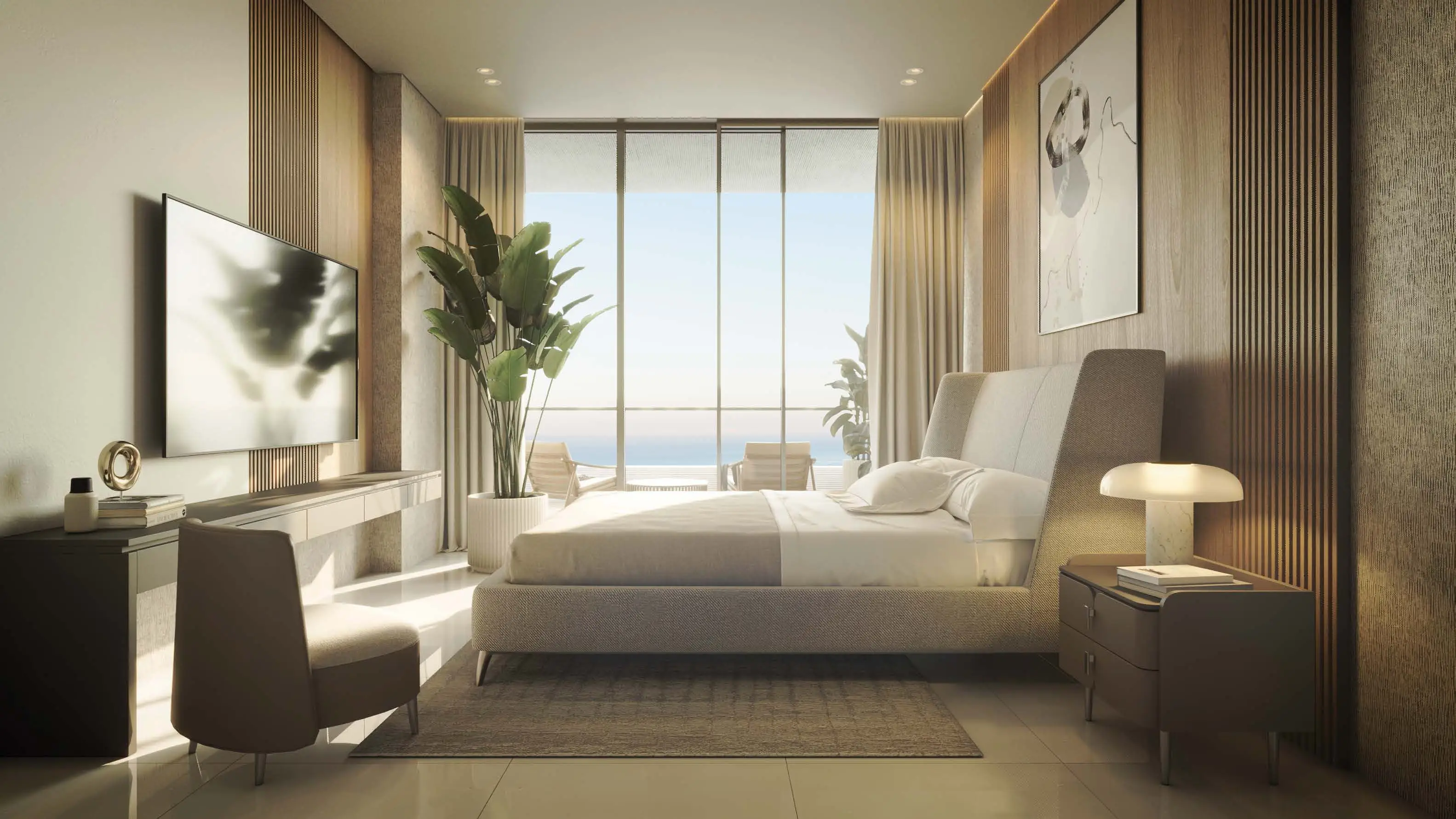 Seaside - Bedroom Interior | Prestige One
