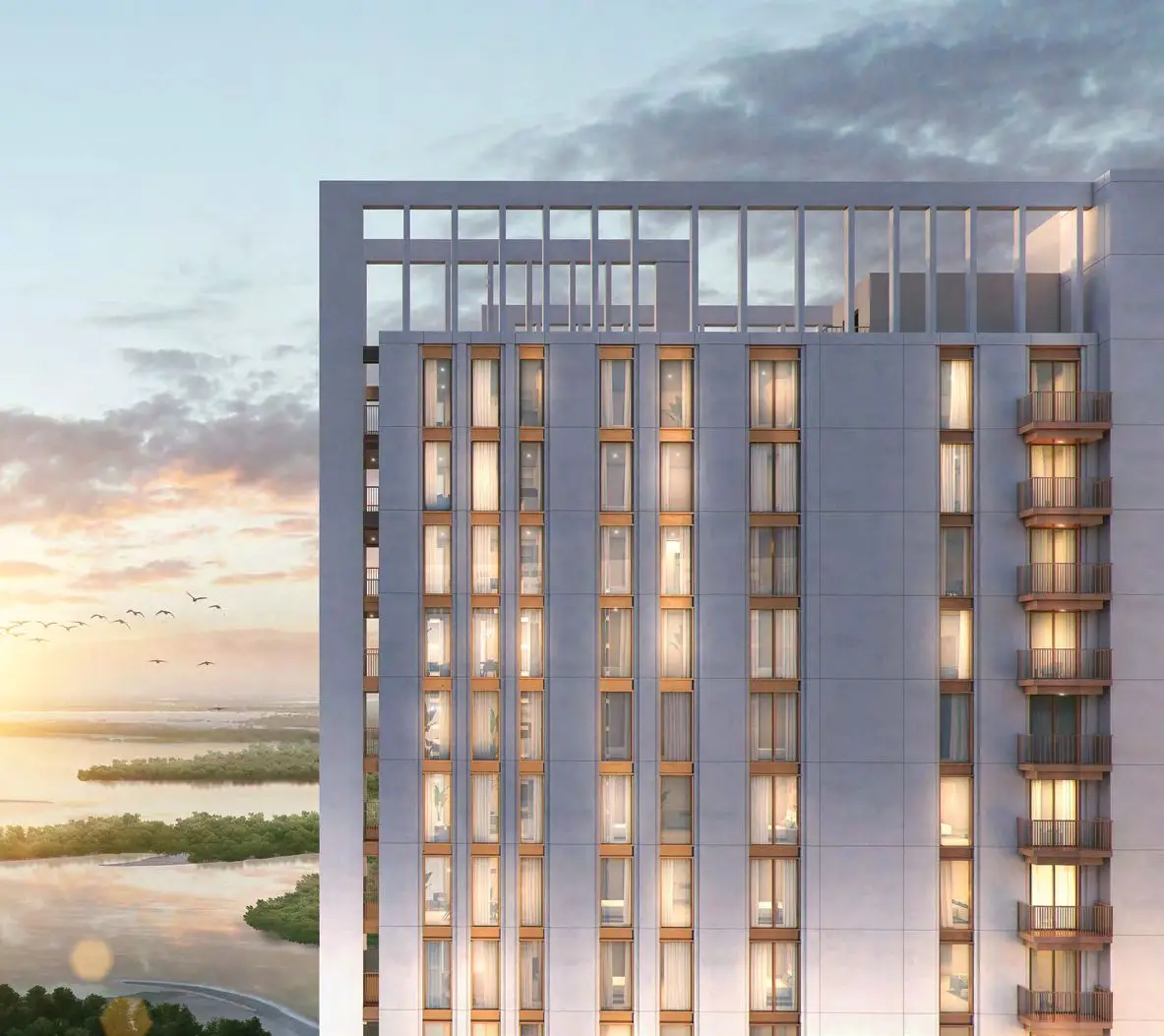 Reflection Tower - B - Exterior Facade | Aldar Properties