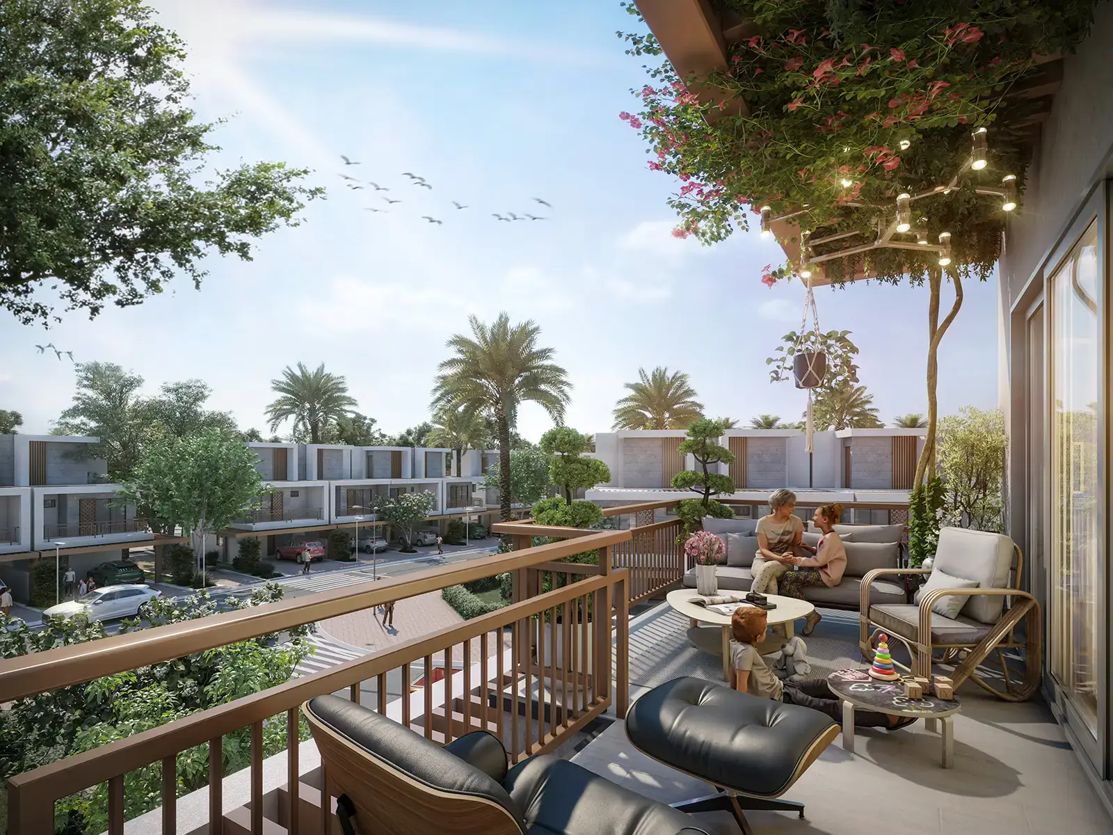 Violet 4 Phase 3 - Balcony View | DAMAC Properties