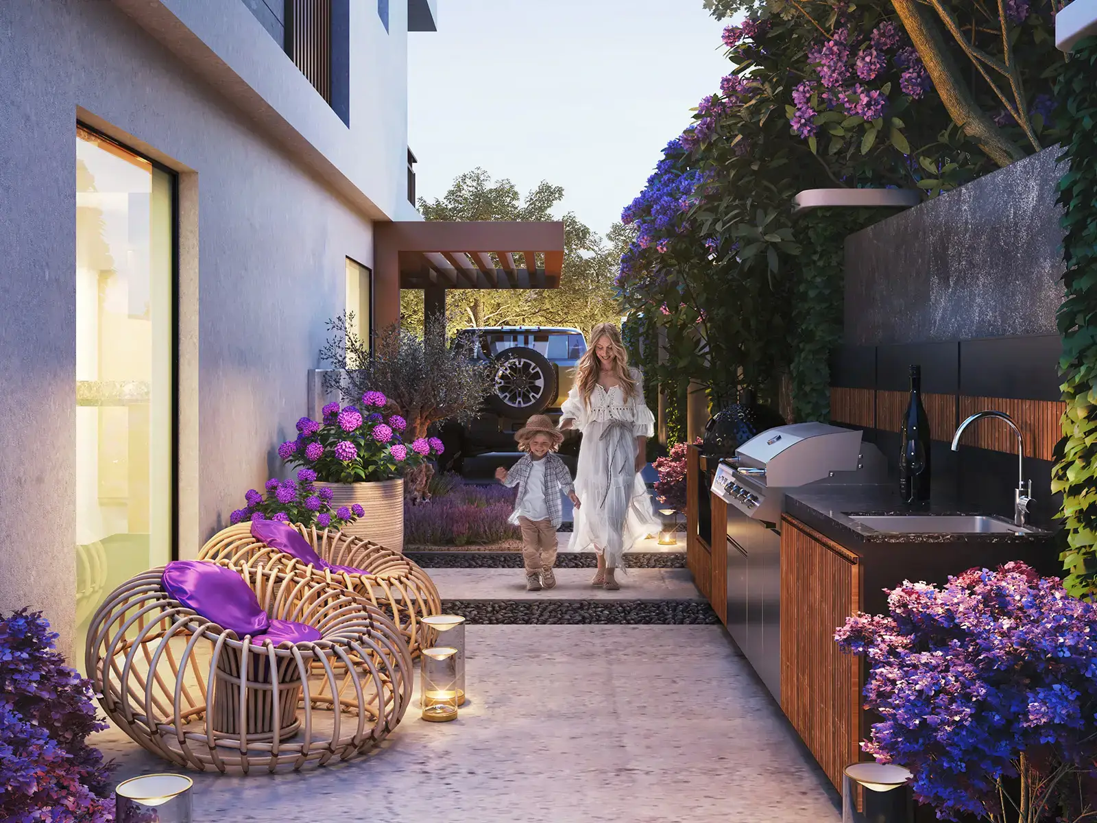Violet 4 Phase 3 - Balcony View | DAMAC Properties