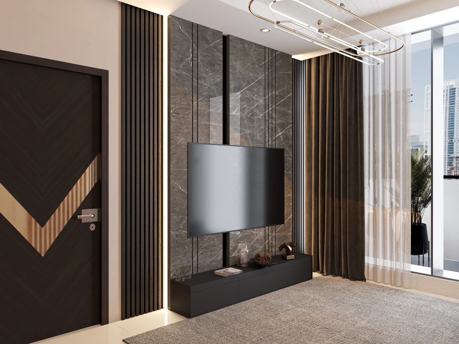 Viewz by Danube - Living Room Interior | Danube Properties