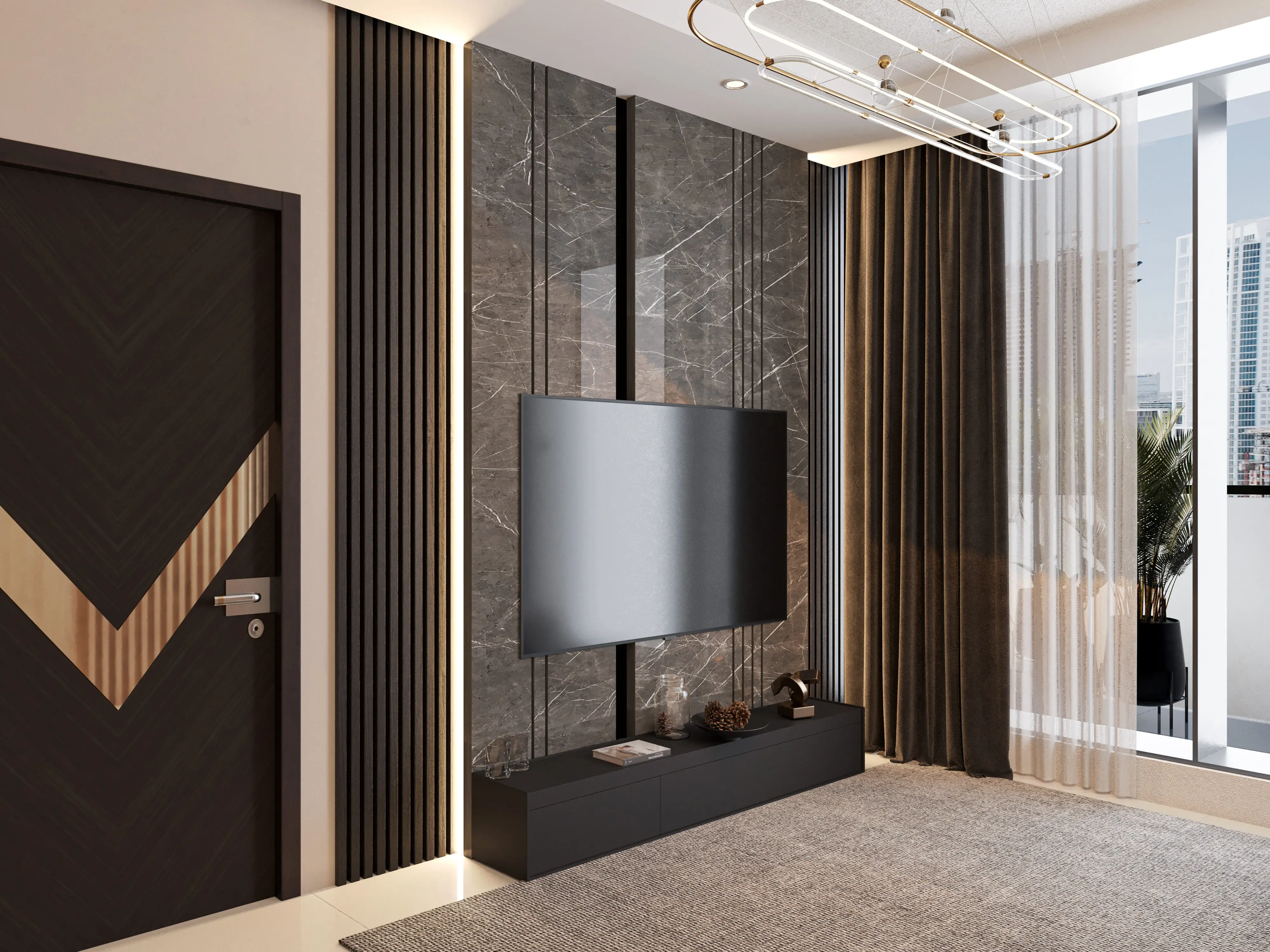 Viewz by Danube - Living Room Interior | Danube Properties