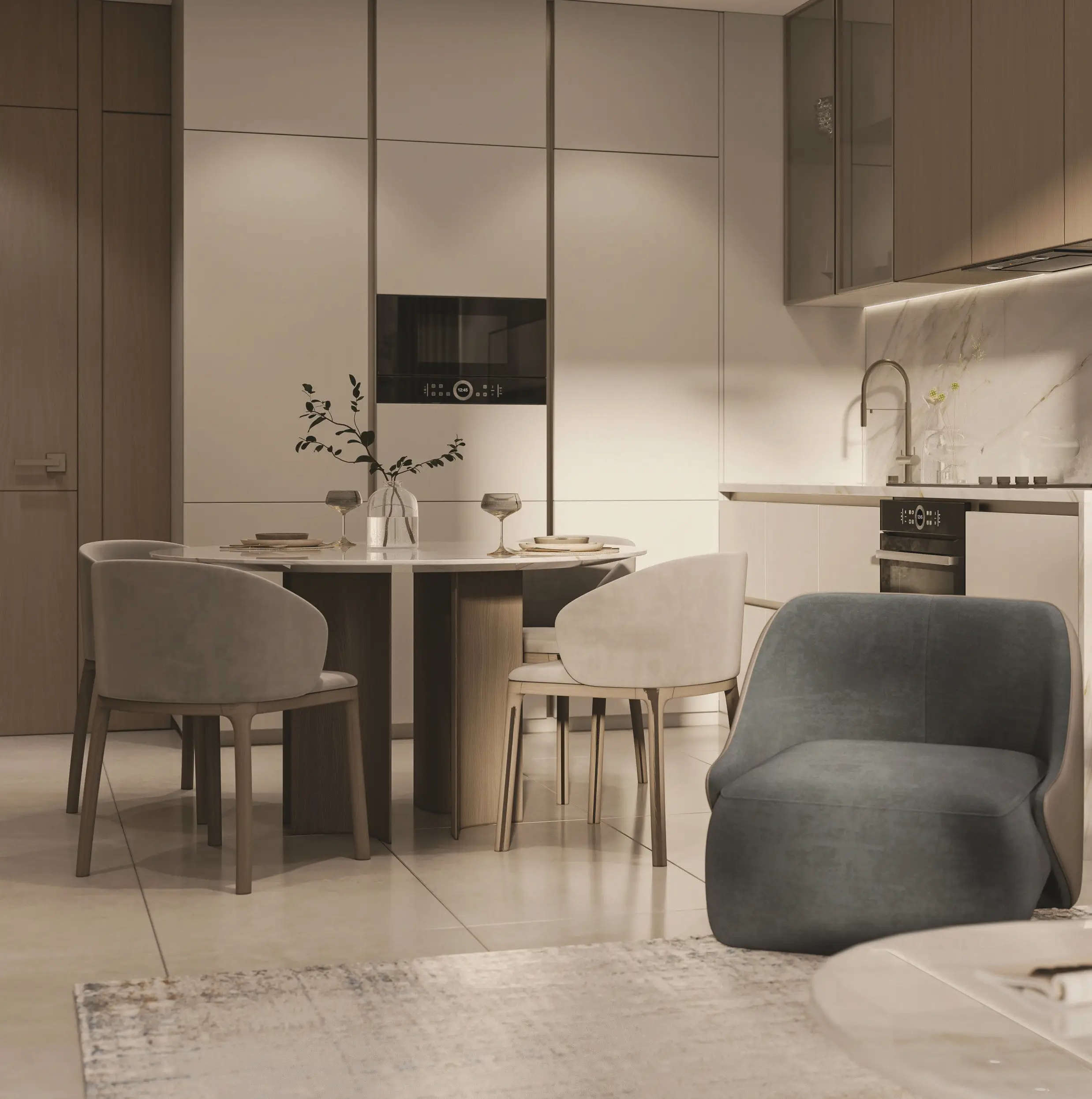 Golf Place - Kitchen Interior | Prestige One
