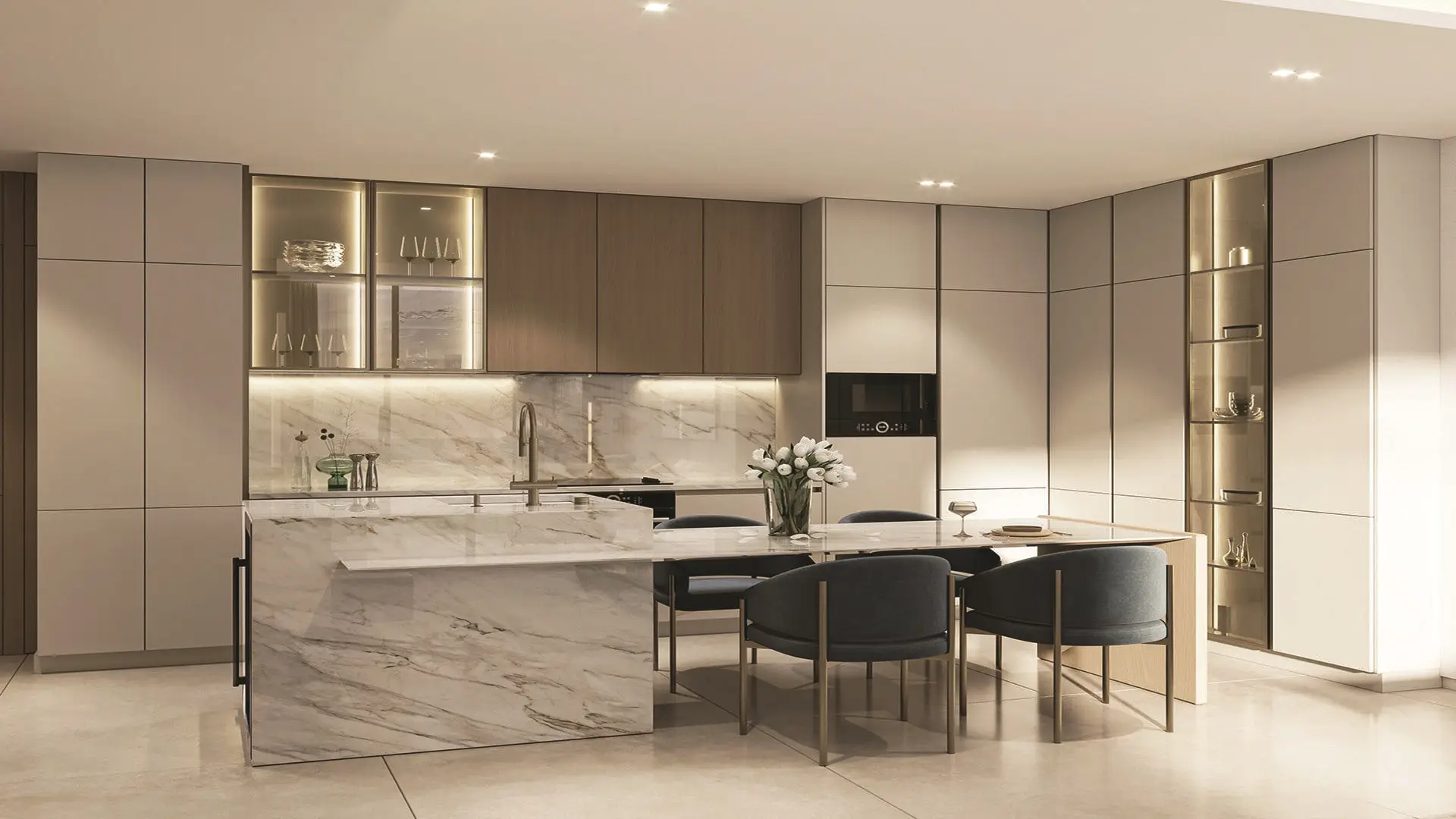 Golf Place - Kitchen Interior | Prestige One
