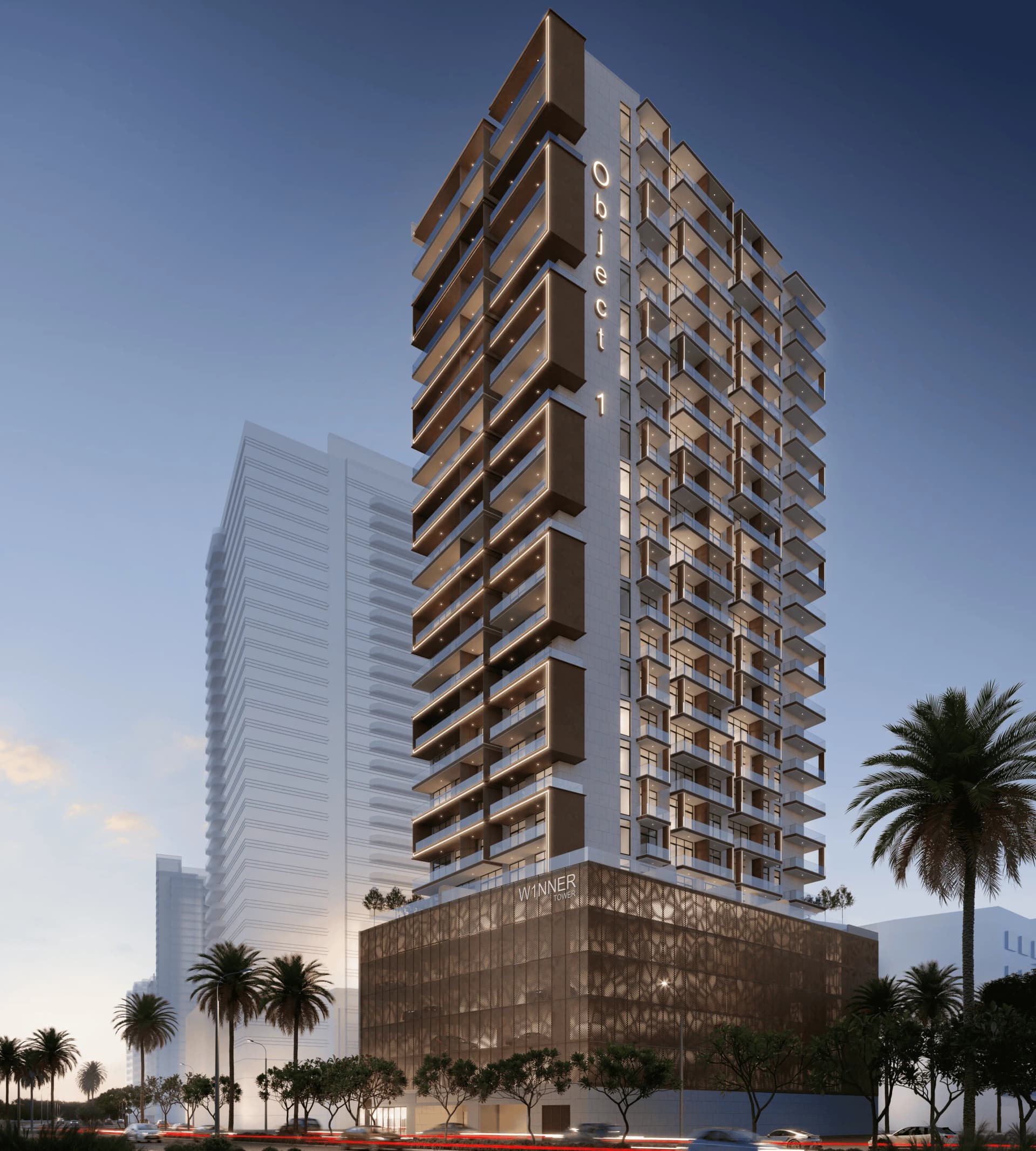 W1NNER Tower - Exterior Facade | Object One Real Estate Development