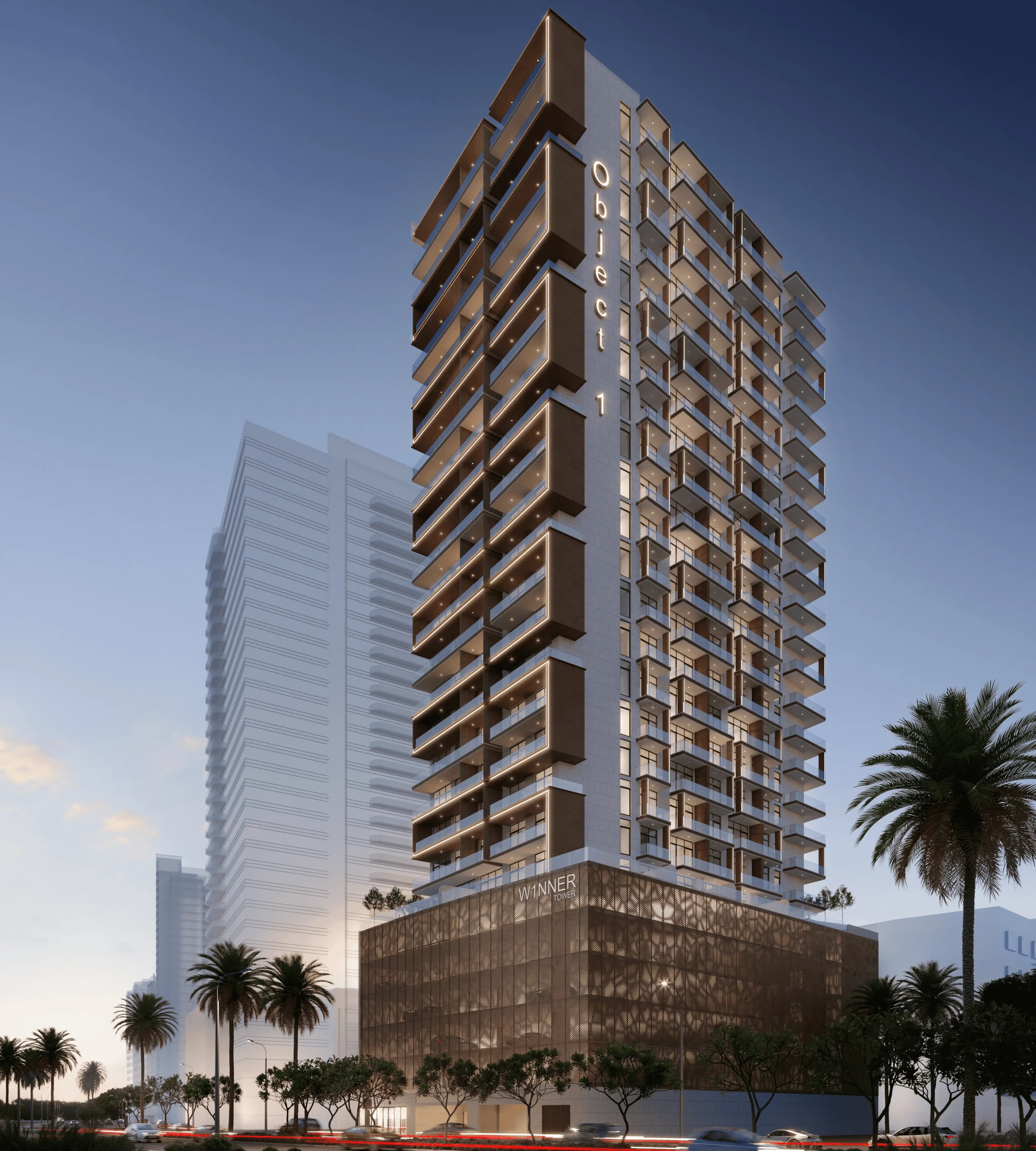 W1NNER Tower - Exterior Facade | Object One Real Estate Development