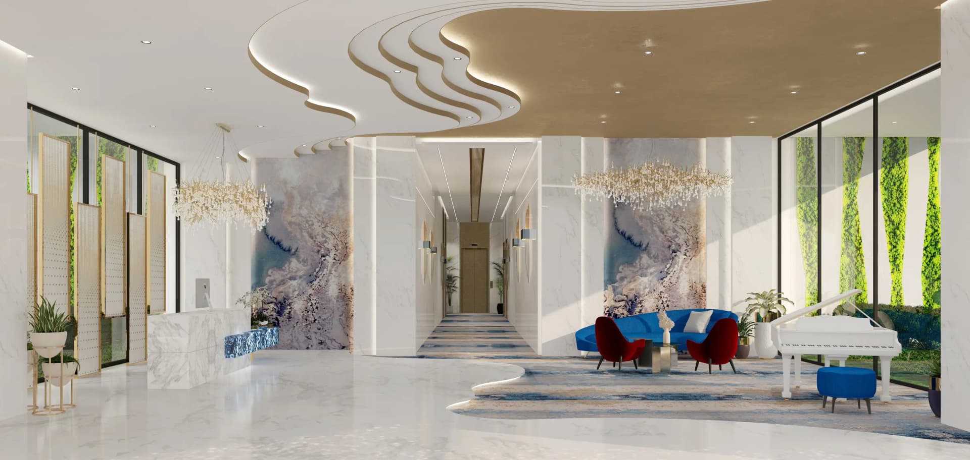 Gemz - Lobby Interior | Danube Properties