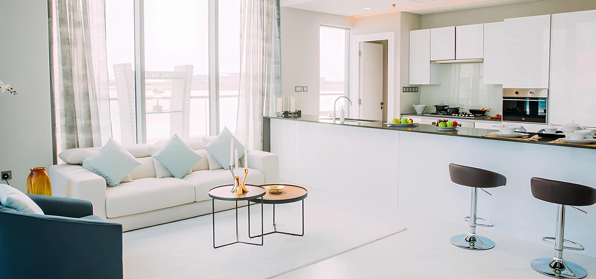 District One Residence 4, 8, 11 & 14 - Living Room Interior | Nakheel Properties