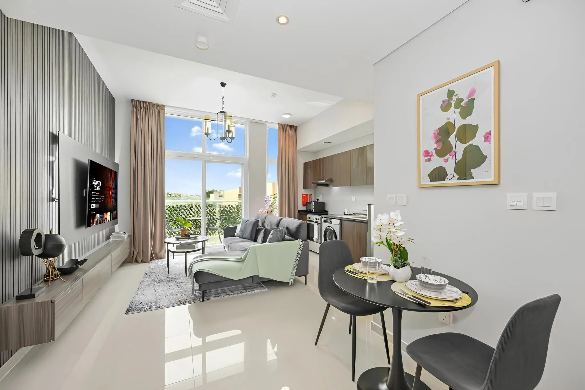 Natura - Living Room Interior | DAMAC Properties