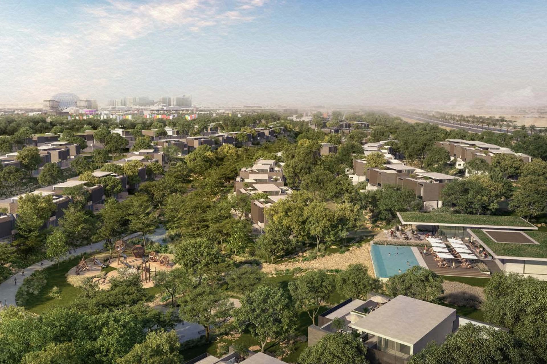 Expo Valley Plots - Panoramic View | Expo City