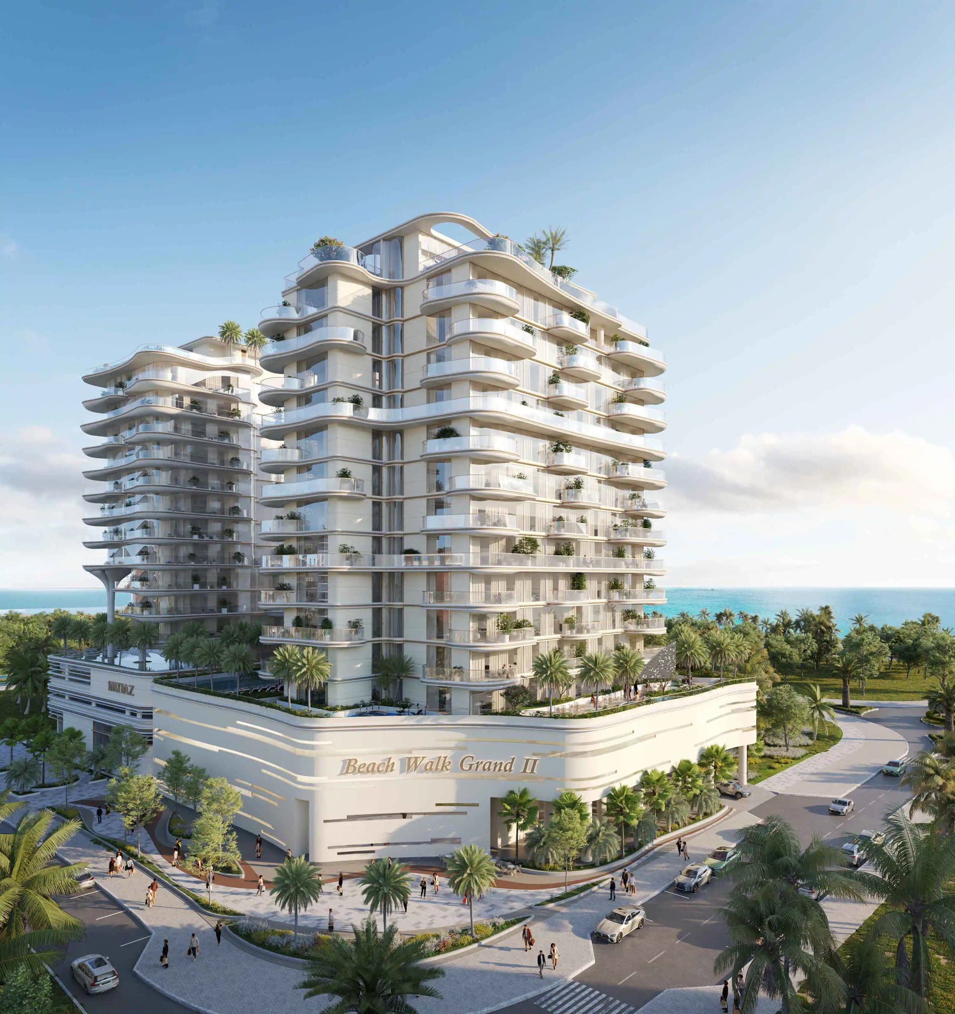 Beach Walk Residence 2 - Exterior Facade | Imtiaz Developments