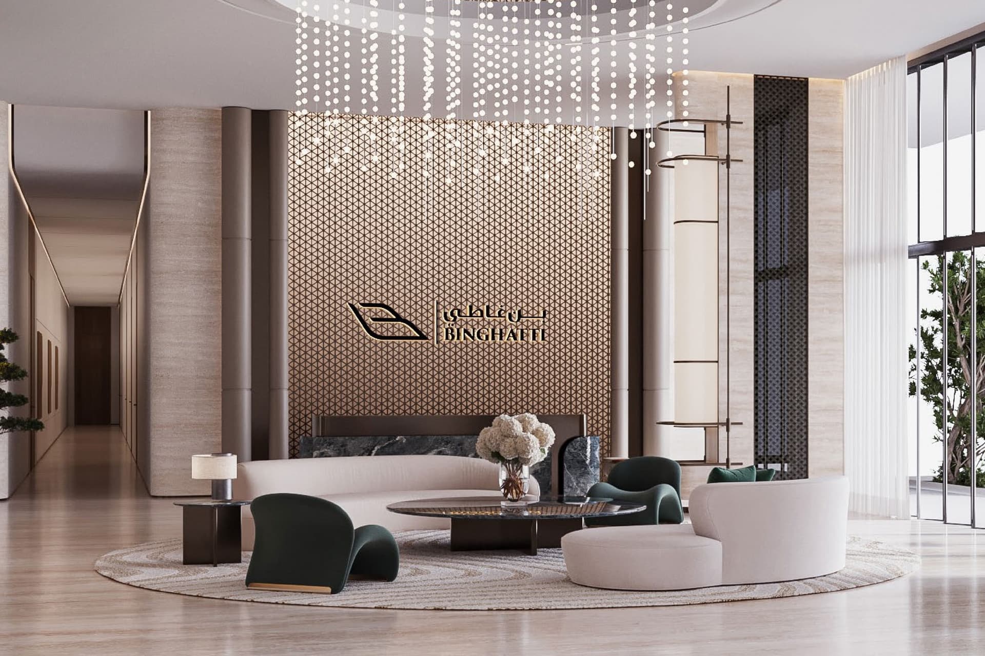 Binghatti Aurora - Lobby Interior | Binghatti Developers