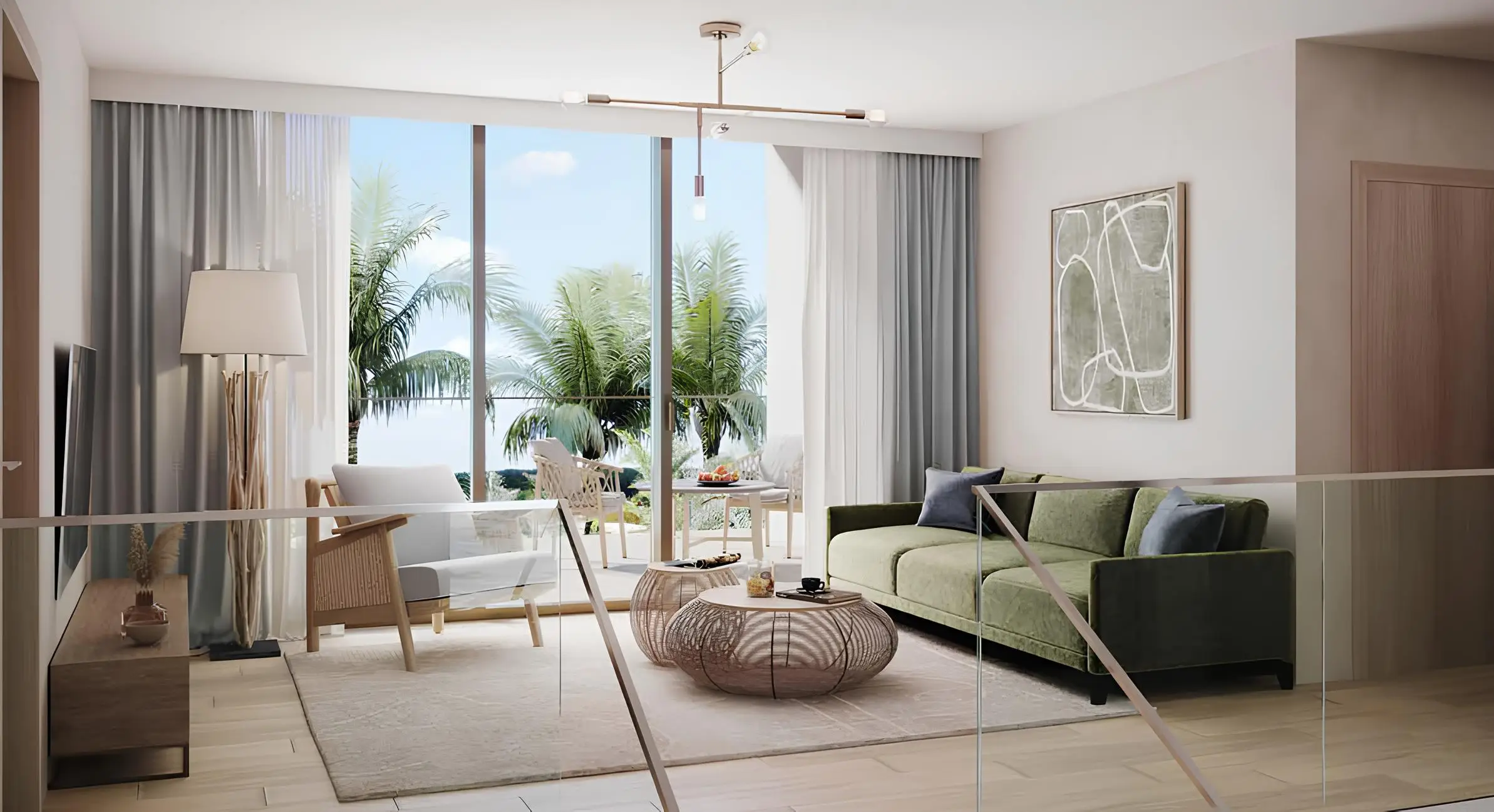AlJurf Gardens - Living Room Interior | IMKAN Properties