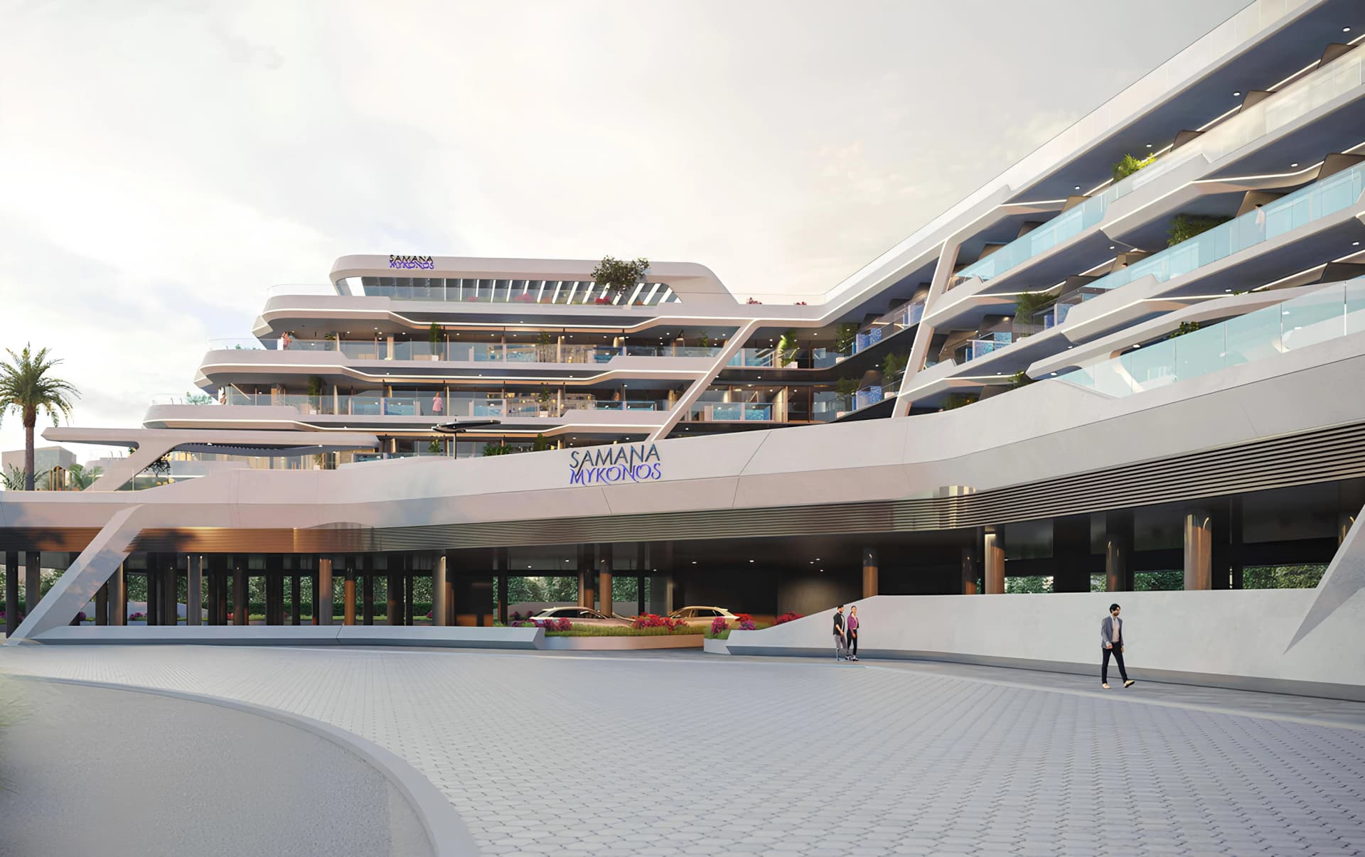 Mykonos Signature - Exterior Facade | Samana Developers