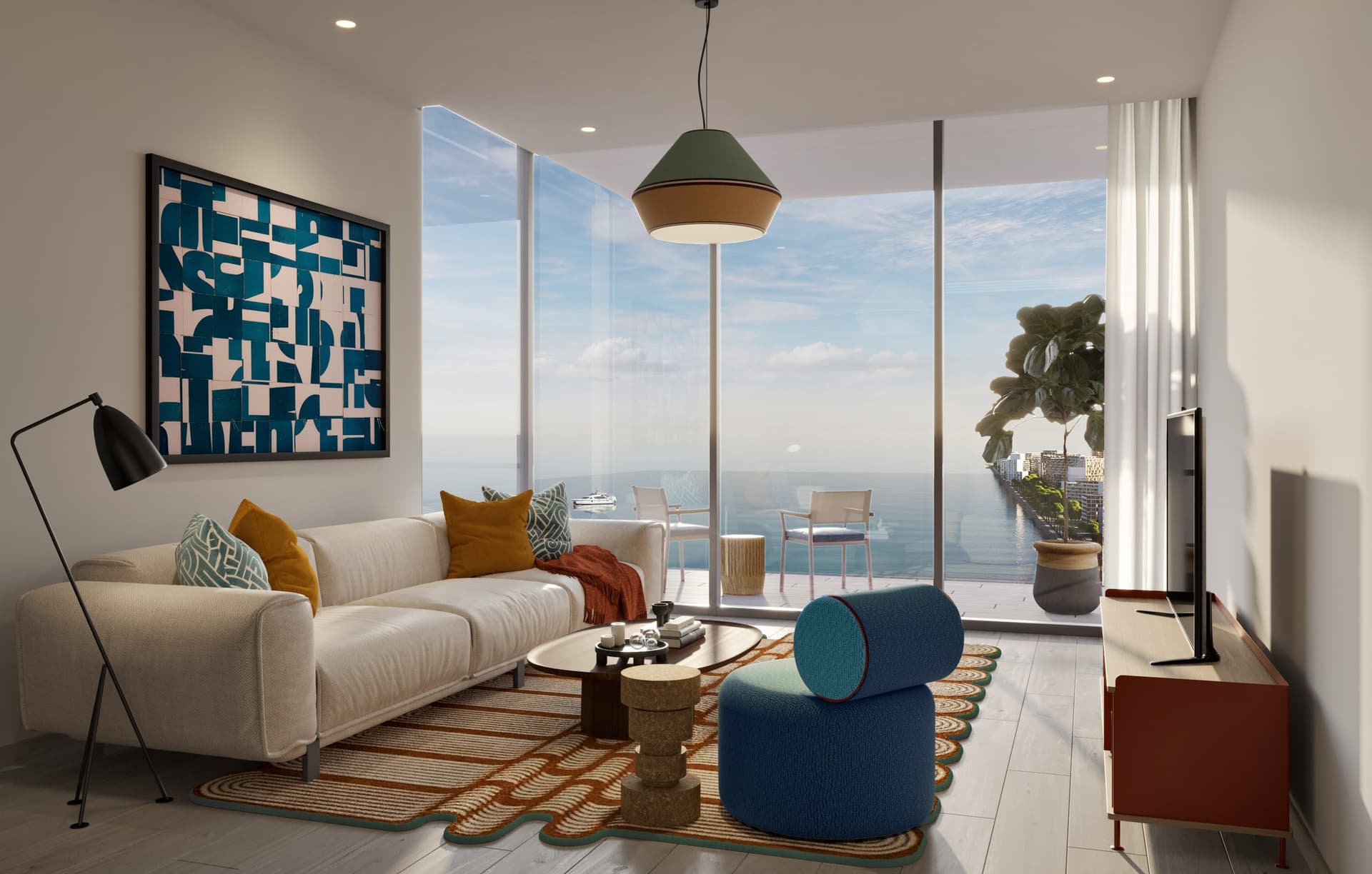 Nautica - Living Room Interior | Select Group
