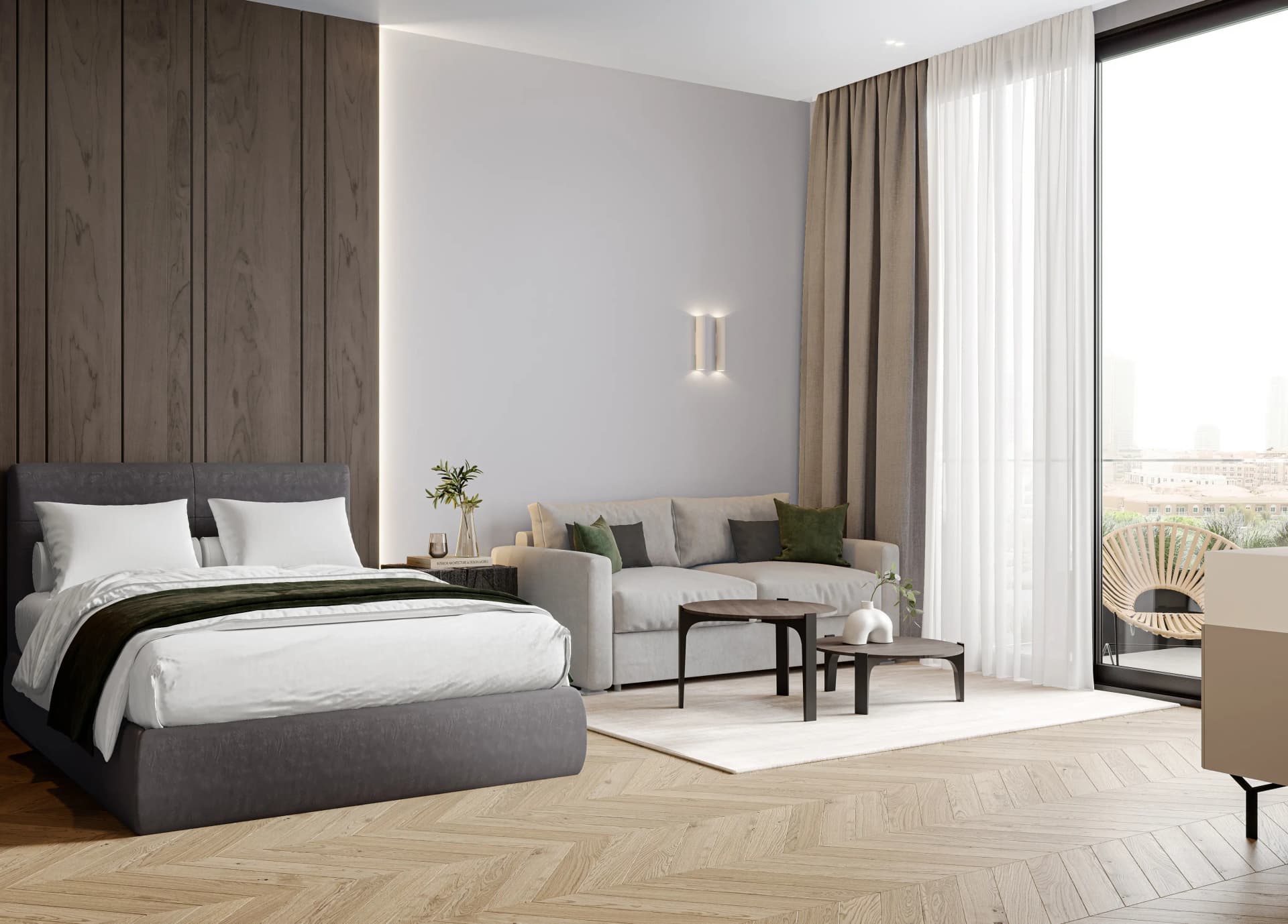 1WOOD - Bedroom Interior | Object One Real Estate Development
