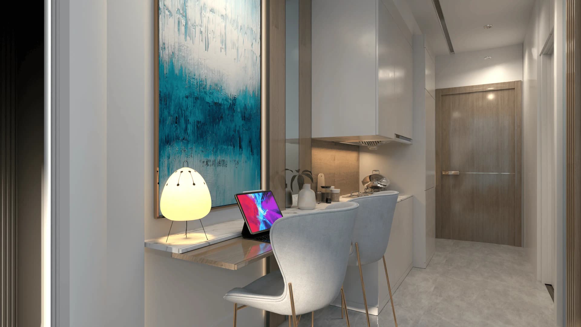 Samana Santorini - Kitchen Interior | Samana Developers