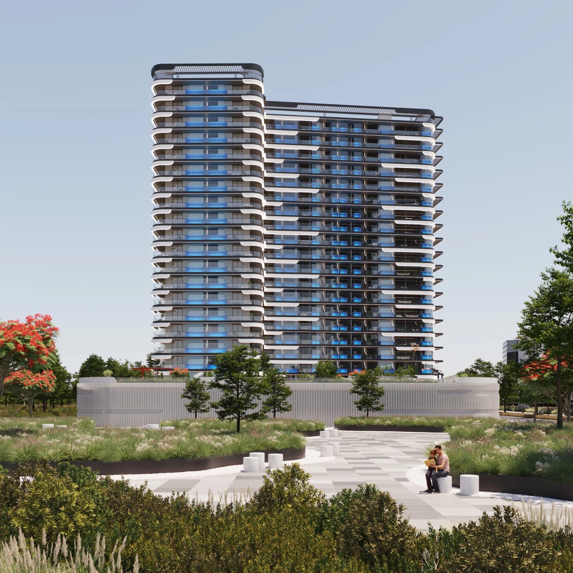 Samana Resorts 1 & 2 - Exterior Facade | Samana Developers