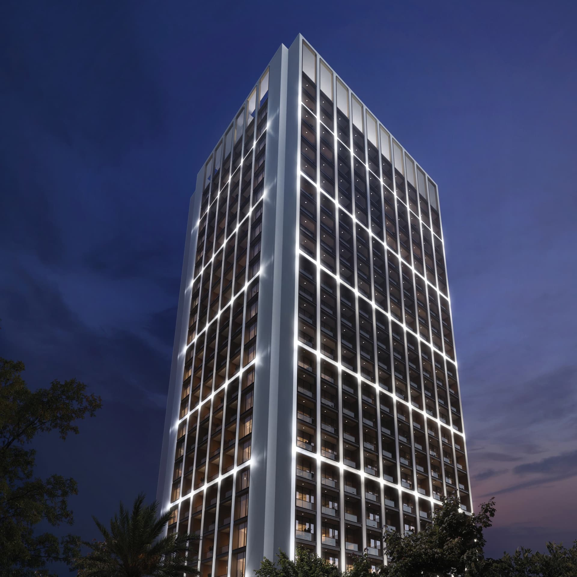 Binghatti Moonlight - Exterior Facade | Binghatti Developers