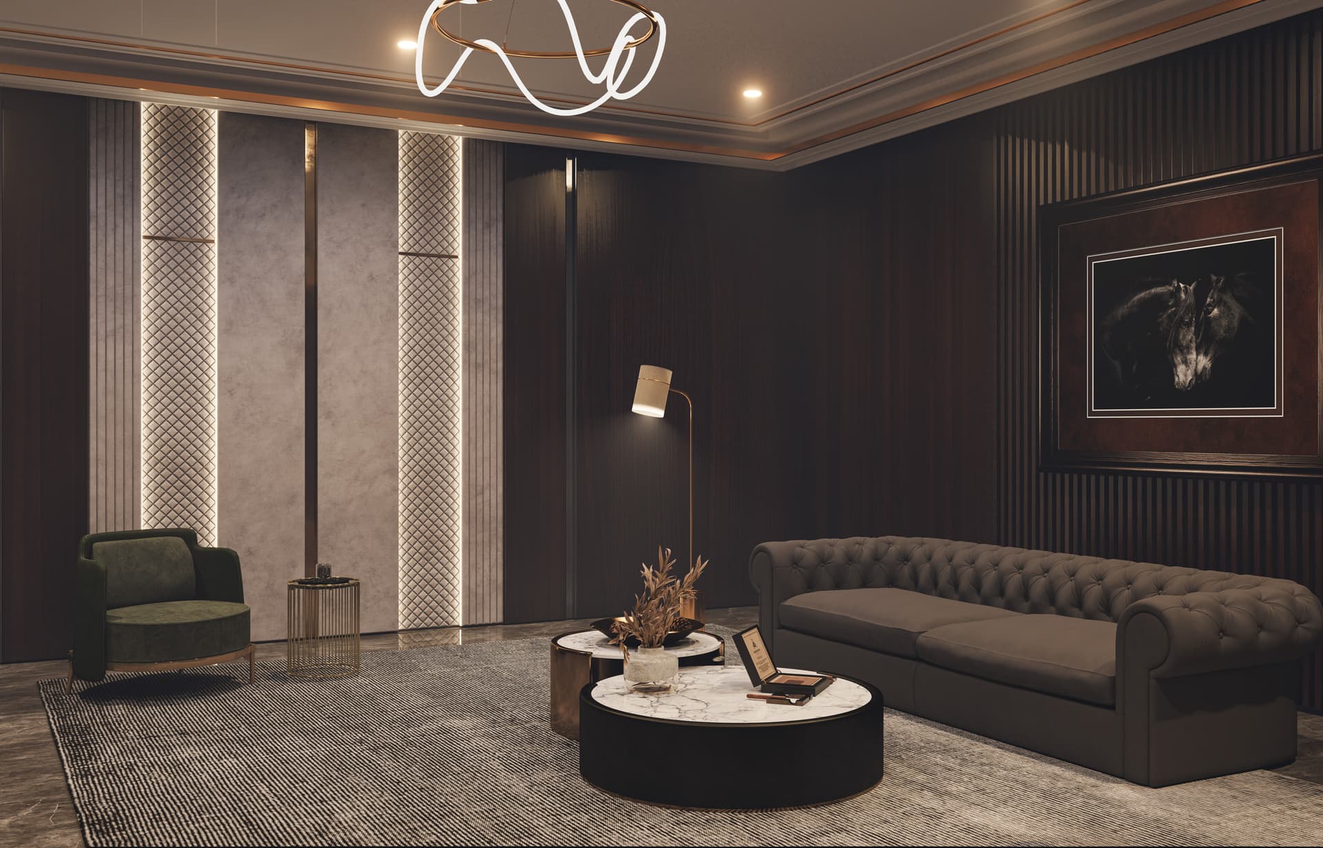 Samana Hills South - Living Room Interior | Samana Developers