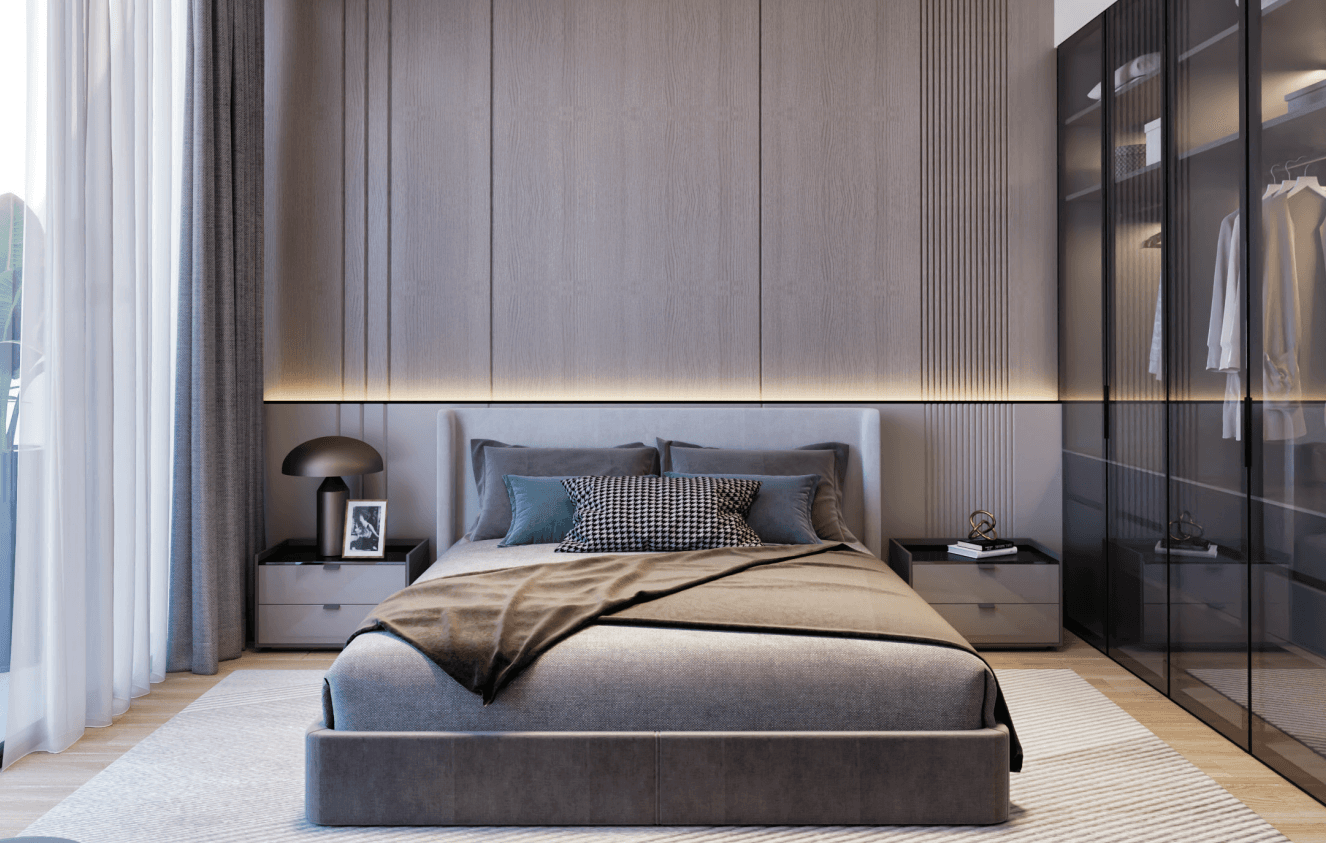 Al Barari Views - Bedroom Interior | Samana Developers