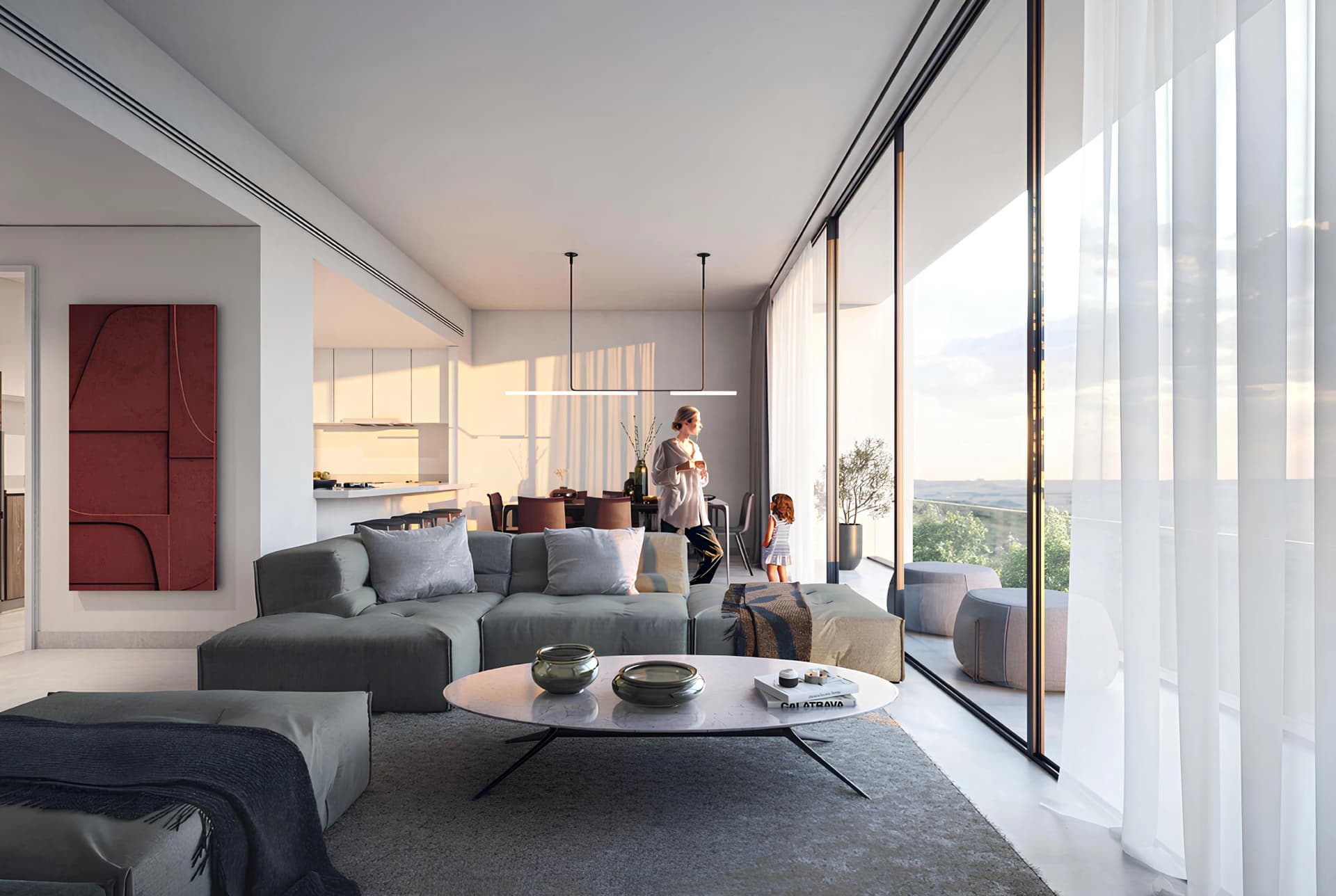 Tiraz - Living Room Interior | Arada Properties