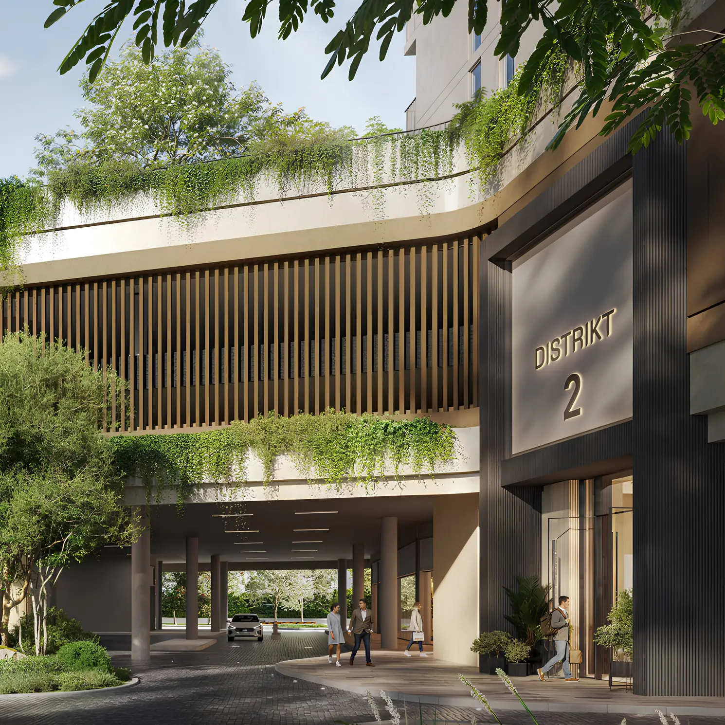 Ghaf Woods Distrikt 2 - Lobby Interior | Majid Al Futtaim