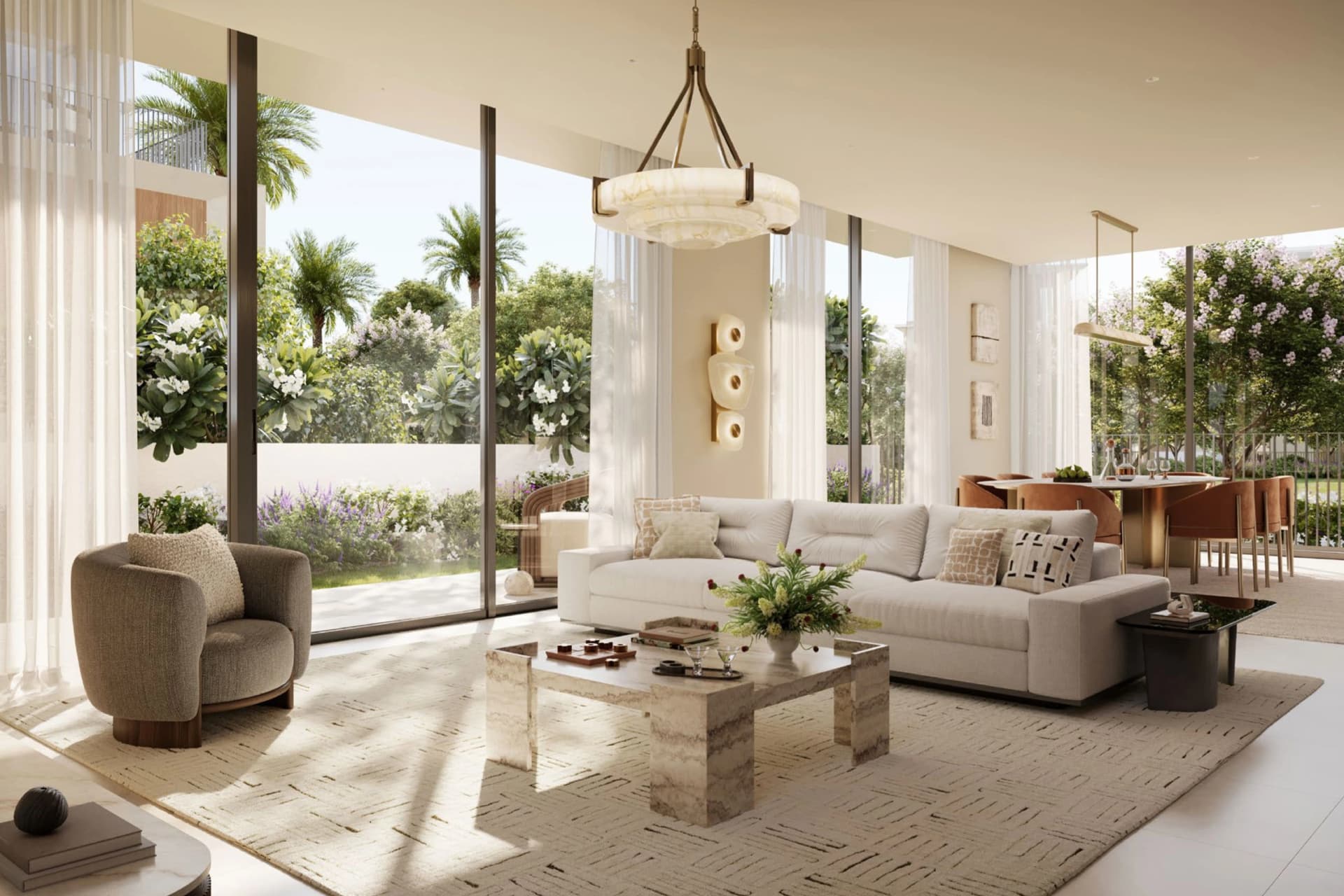 Selvara 3 - Living Room Interior | Emaar Properties