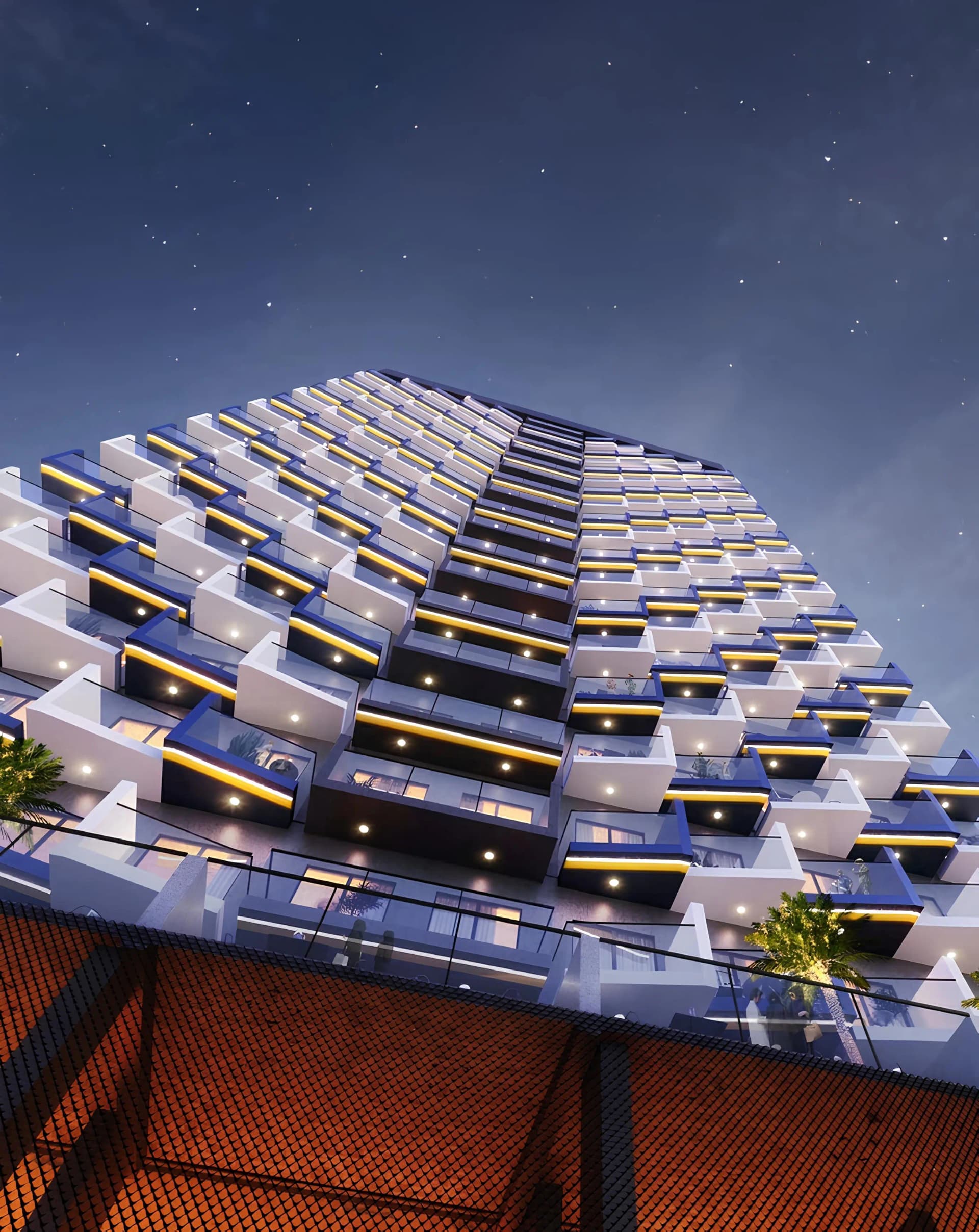 Binghatti Crest - Exterior Facade | Binghatti Developers