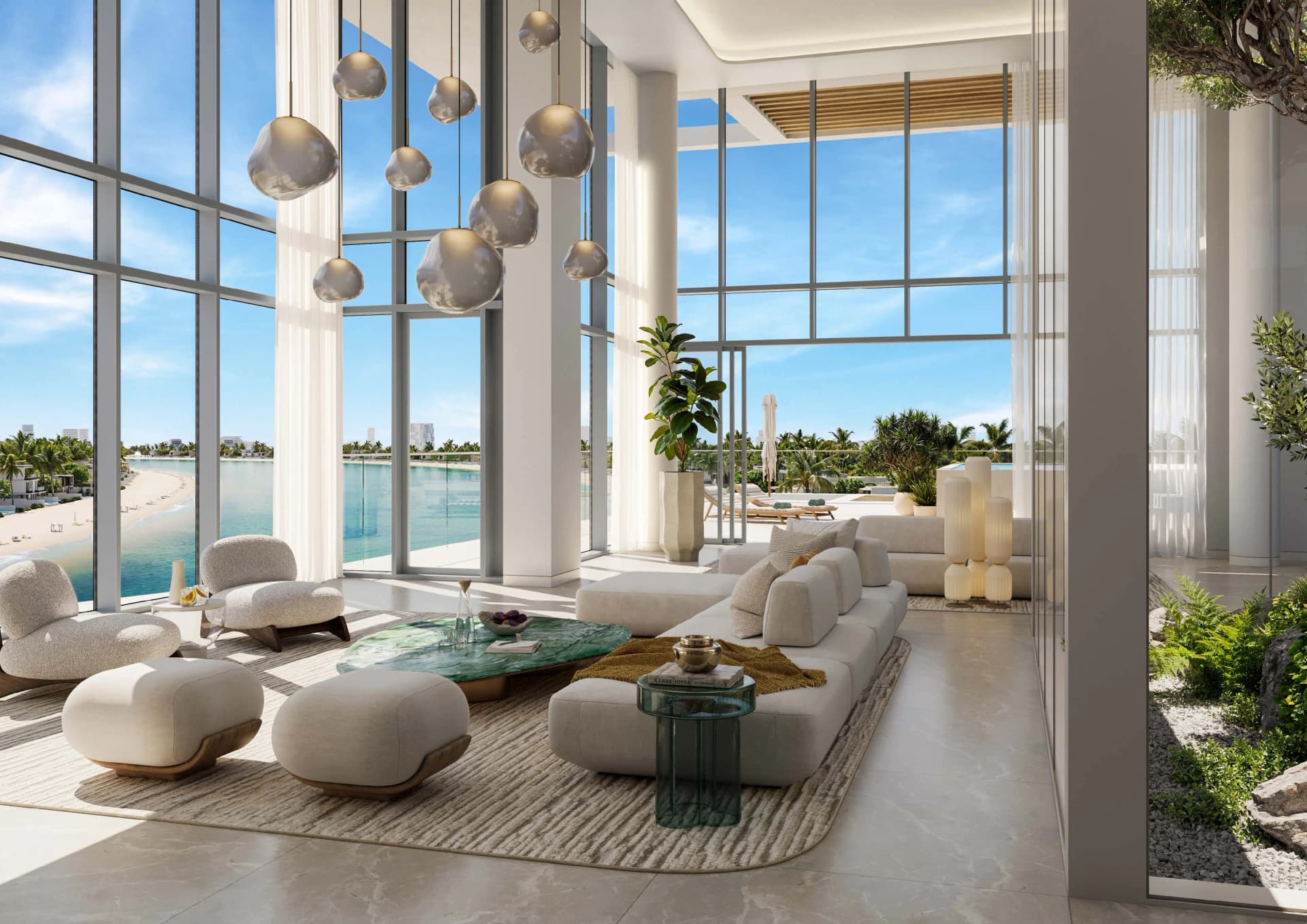 Palm Central Private Residences - Living Room Interior | Nakheel Properties
