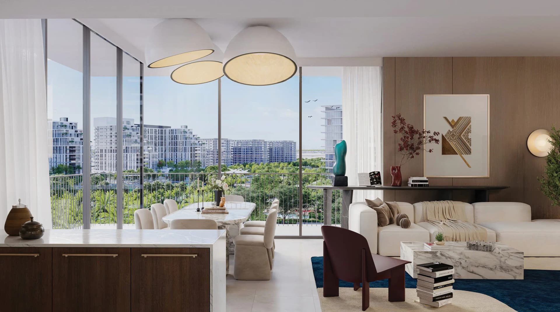 Palace Residences Dubai Hills Estate - Living Room Interior | Emaar Properties
