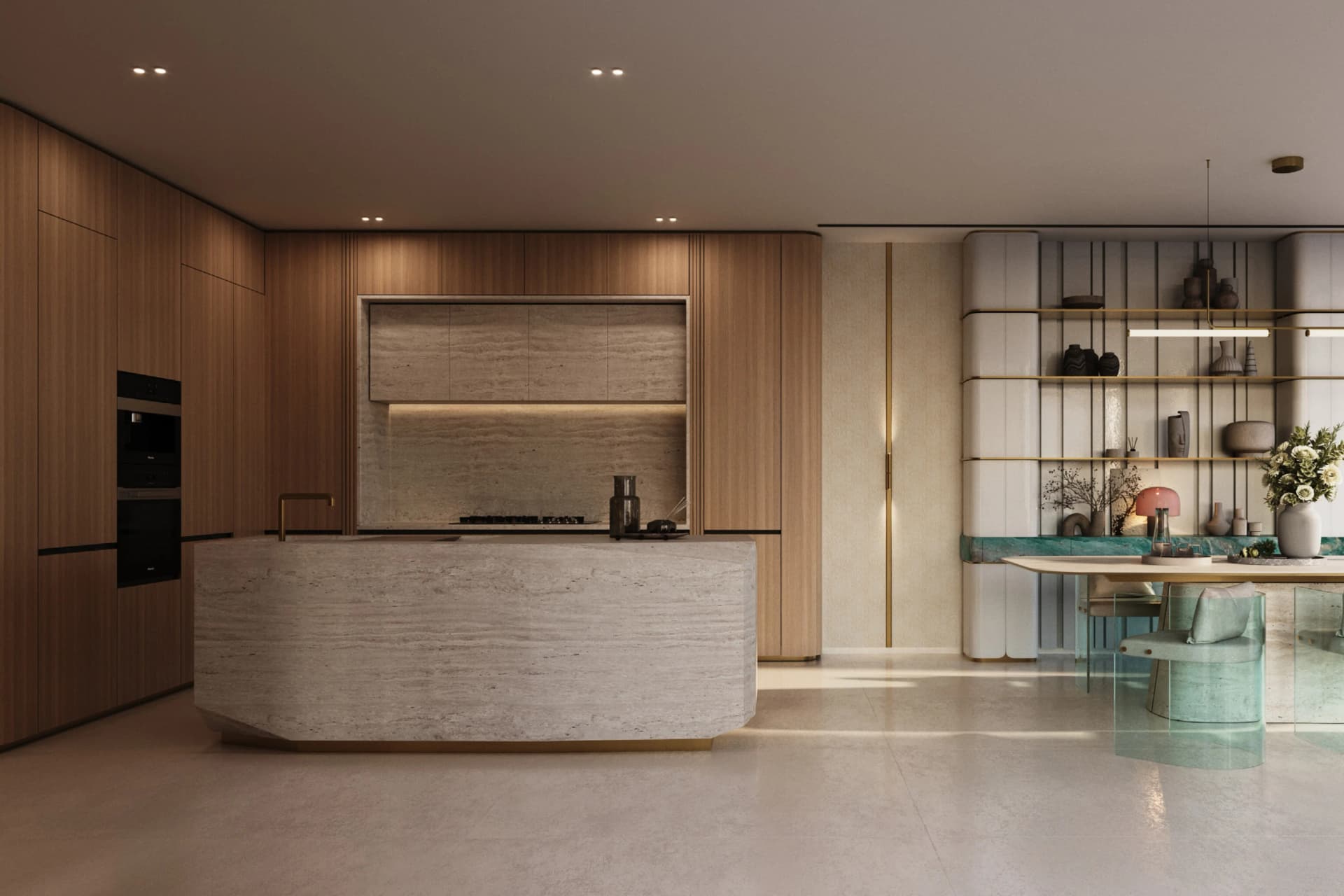 Binghatti Cullinan - Kitchen Interior | Binghatti Developers